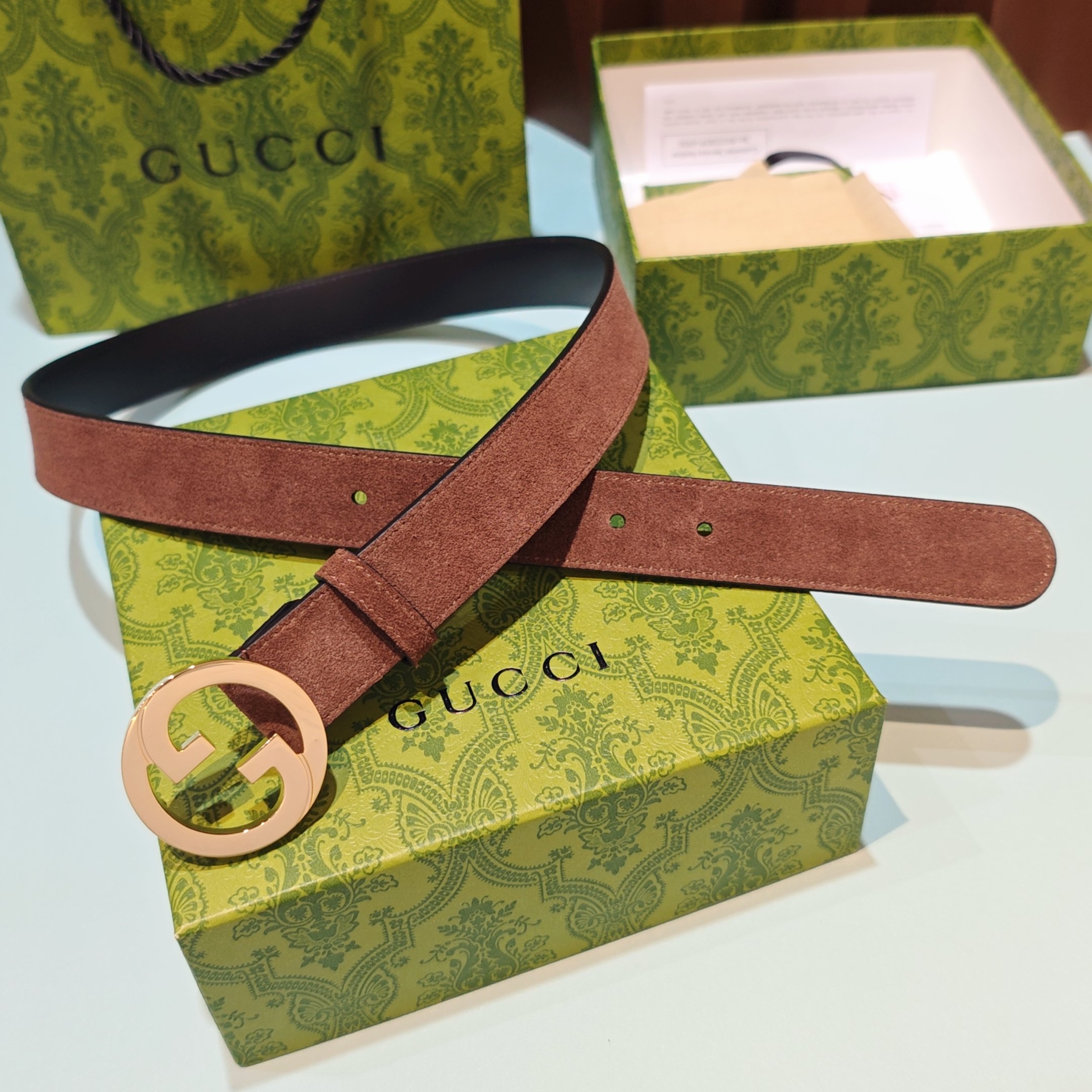 💥💥💥3.0cm 古驰 腰带，双面头层牛皮，长度：75.80.85.90.95.100.105欧，铜五金