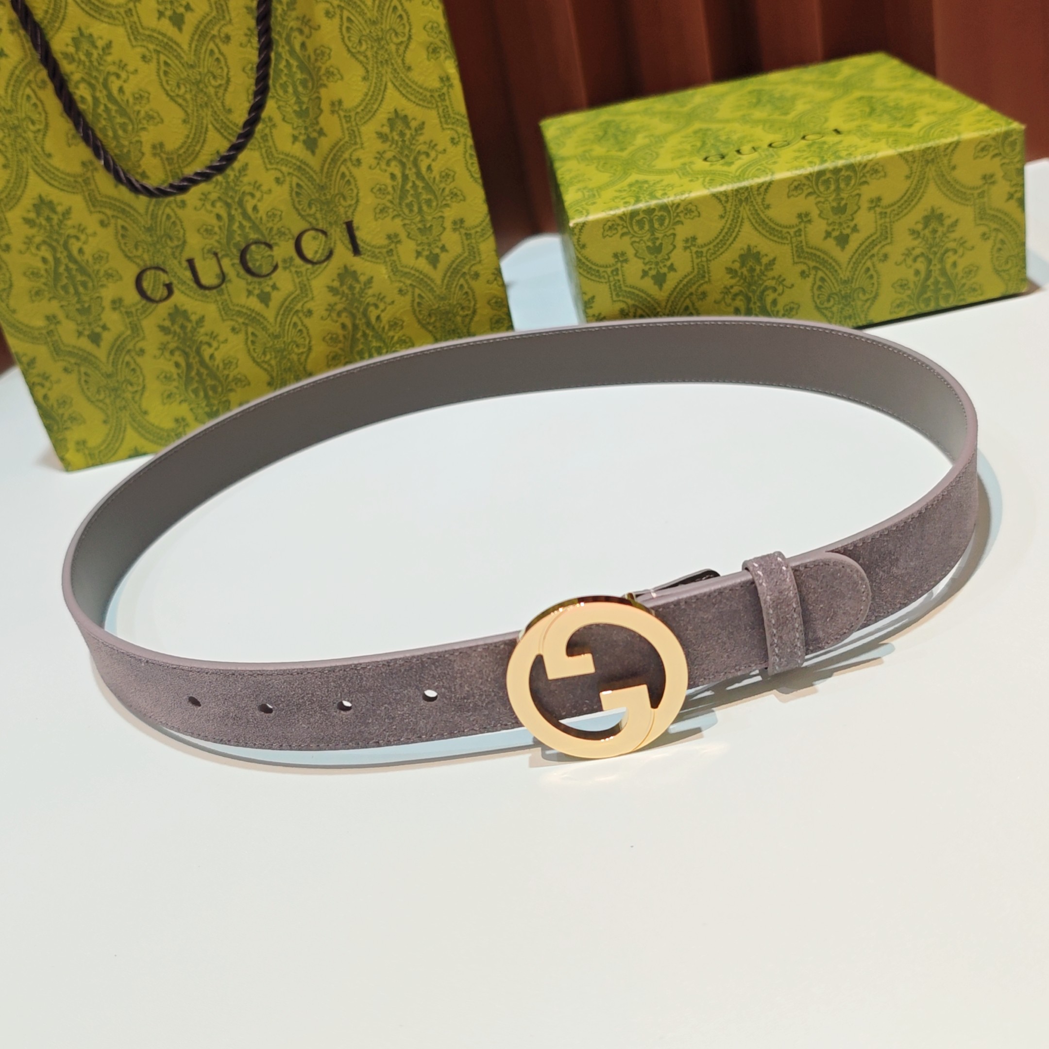 💥💥💥3.0cm 古驰 腰带，双面头层牛皮，长度：75.80.85.90.95.100.105欧，铜五金