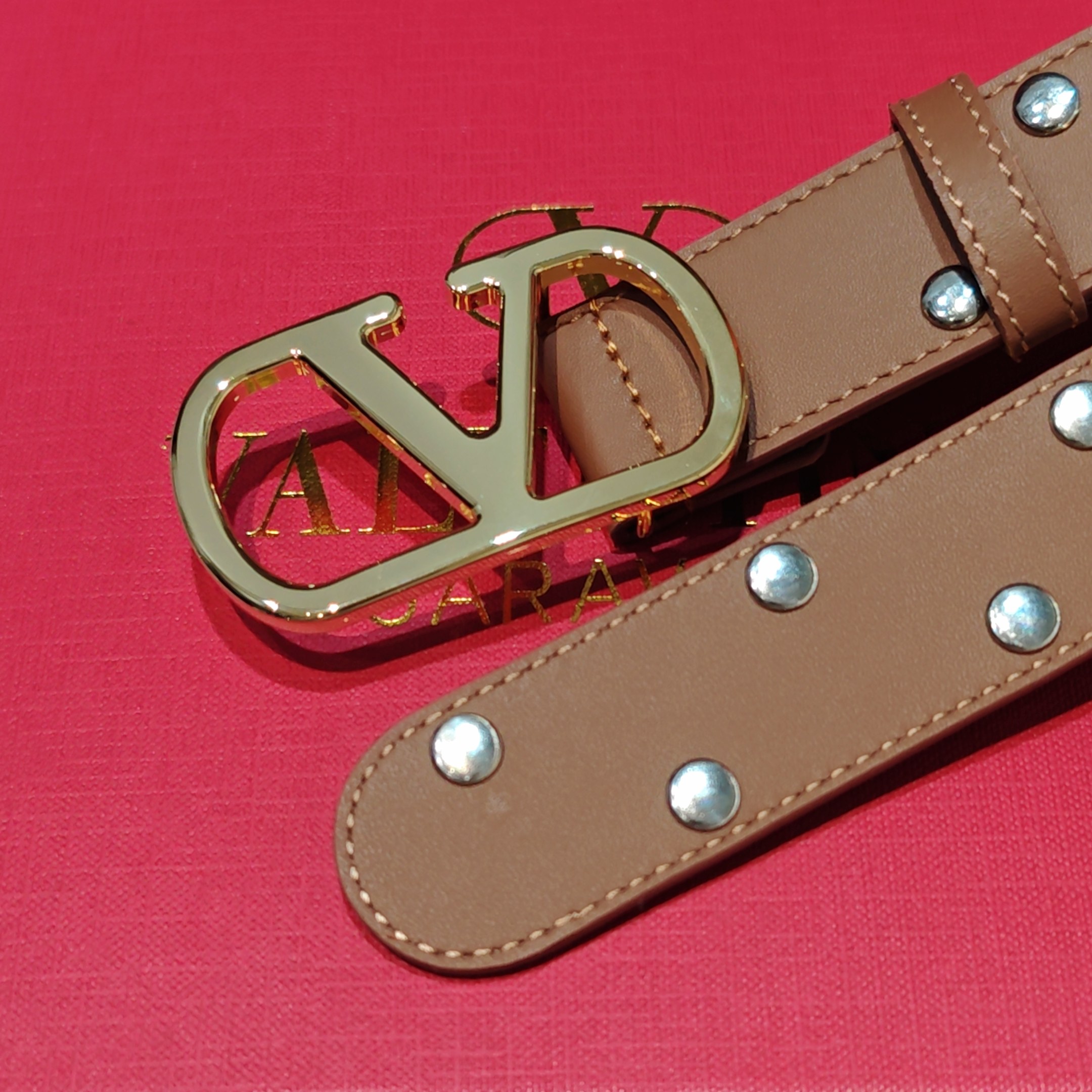 💥💥💥3.0cm 华伦天奴 腰带，双面头层牛皮，长度：75.80.85.90.95.100.105欧，铜