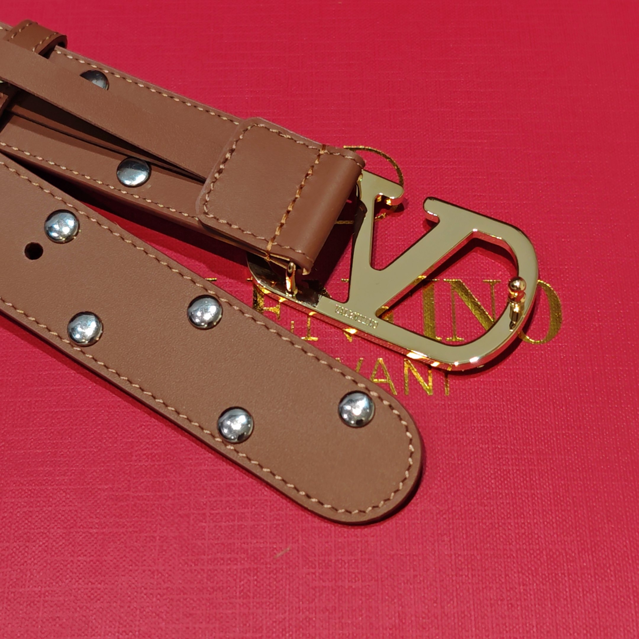 💥💥💥3.0cm 华伦天奴 腰带，双面头层牛皮，长度：75.80.85.90.95.100.105欧，铜