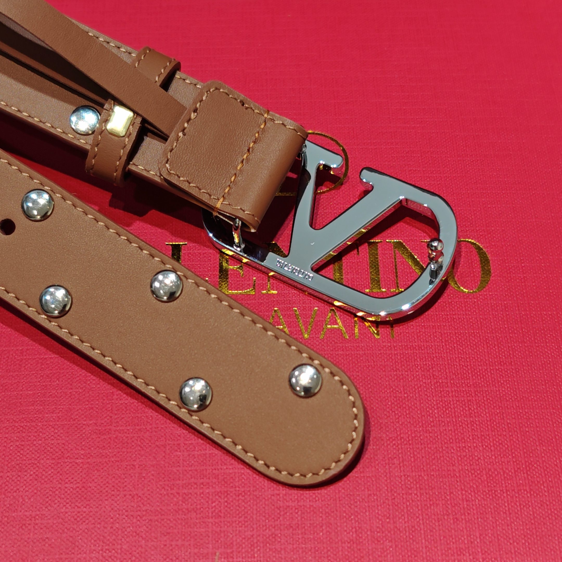 💥💥💥3.0cm 华伦天奴 腰带，双面头层牛皮，长度：75.80.85.90.95.100.105欧，铜