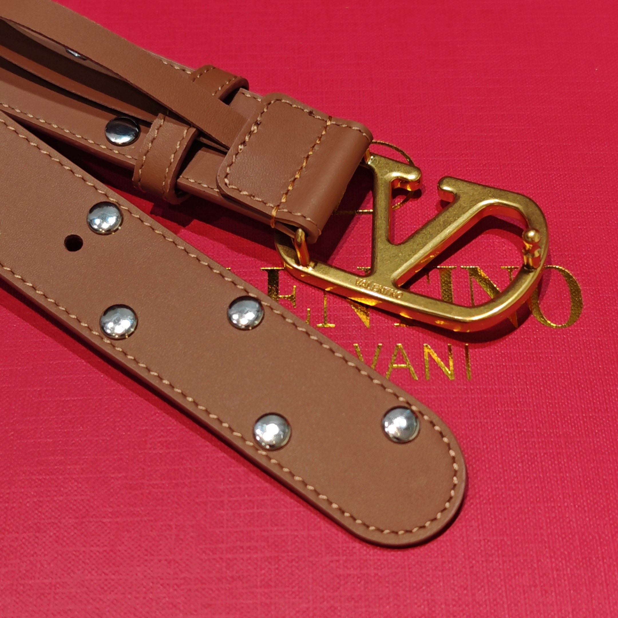 💥💥💥3.0cm 华伦天奴 腰带，双面头层牛皮，长度：75.80.85.90.95.100.105欧，铜