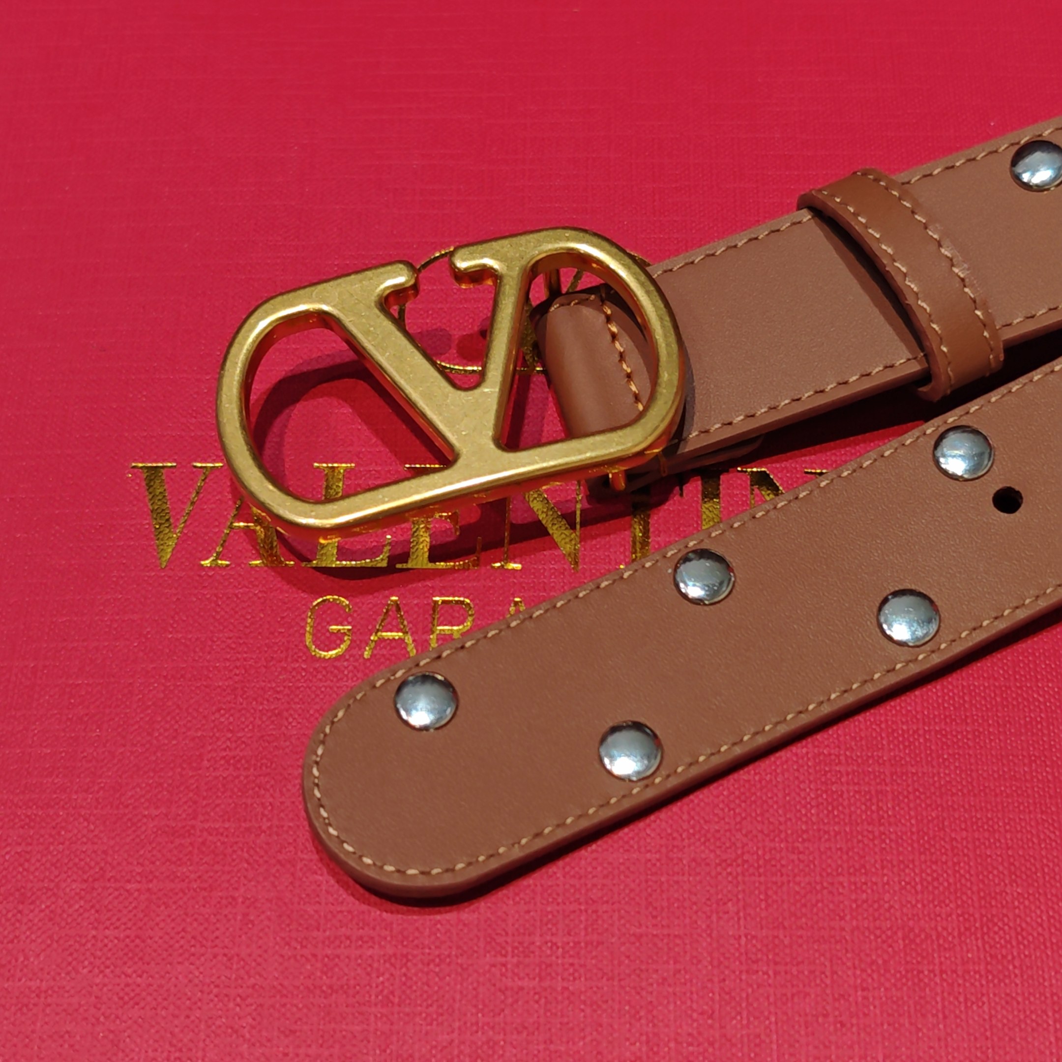 💥💥💥3.0cm 华伦天奴 腰带，双面头层牛皮，长度：75.80.85.90.95.100.105欧，铜