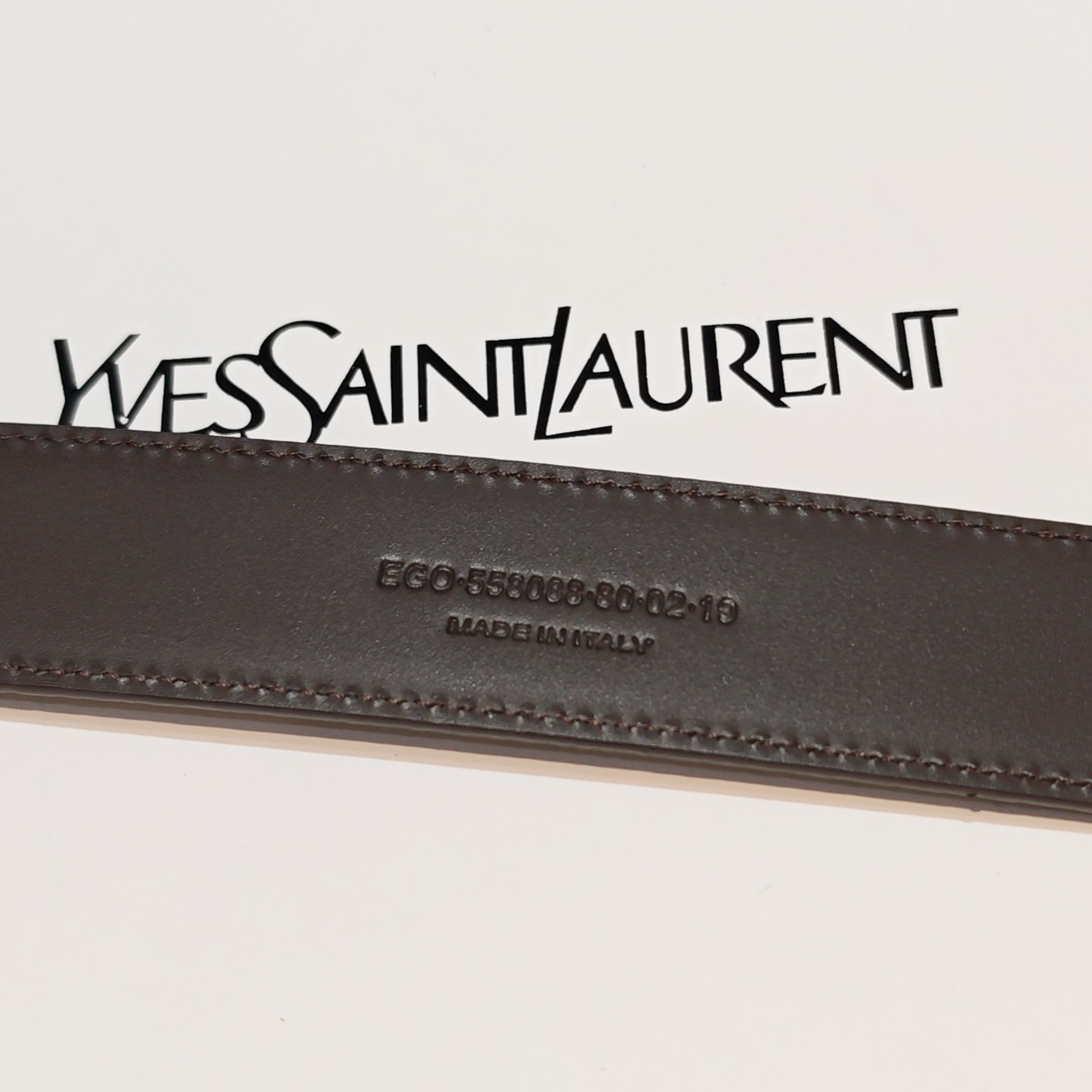 💥💥💥3.0cm 圣罗兰 腰带，双面头层牛皮，长度：75.80.85.90.95.100.105欧，铜五