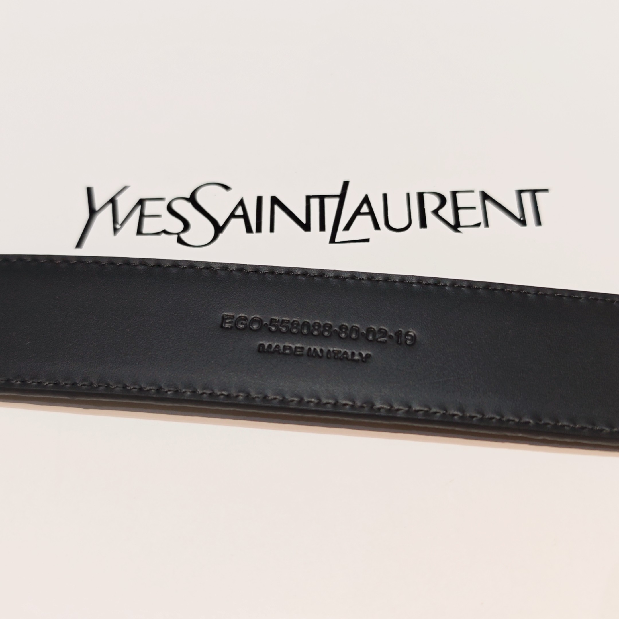 💥💥💥3.0cm 圣罗兰 腰带，双面头层牛皮，长度：75.80.85.90.95.100.105欧，铜五