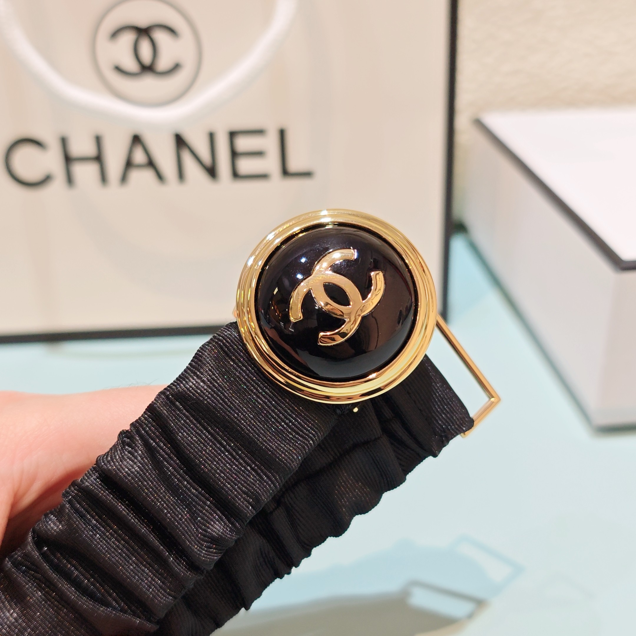 💥💥💥3.0cm香奈儿腰带弹力带，头层羊皮，长度：65.70.75.80.85.90.欧，铜五金珍珠扣 