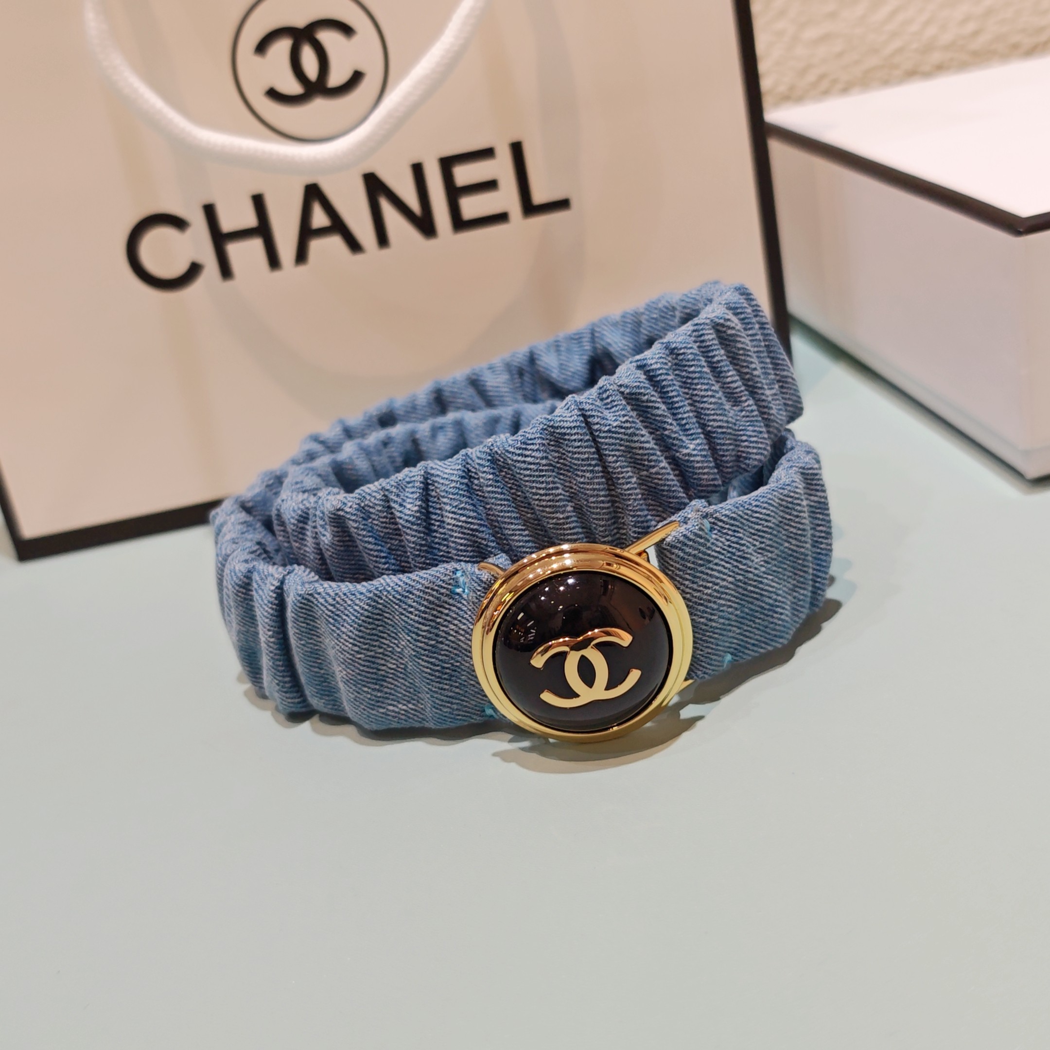 💥💥💥3.0cm香奈儿腰带弹力带，头层羊皮，长度：65.70.75.80.85.90.欧，铜五金珍珠扣 