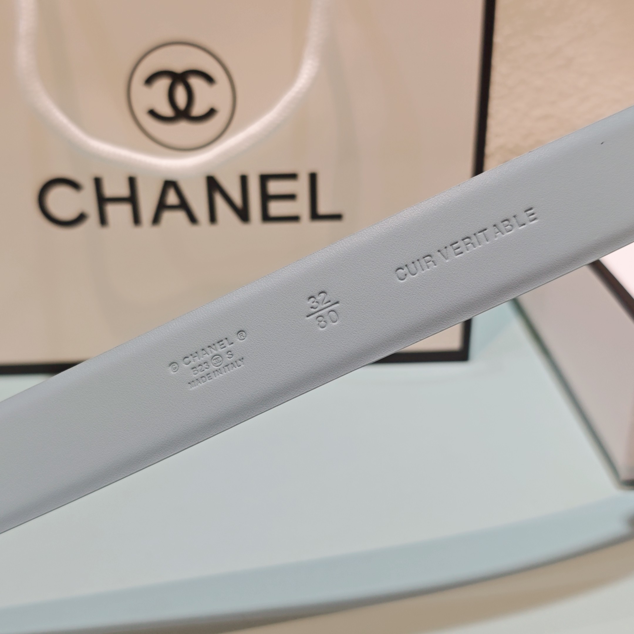 💥💥💥3.0cm香奈儿腰带，头层牛皮，长度：75.80.85.90.95.100.欧，铜五金扣原版开模定