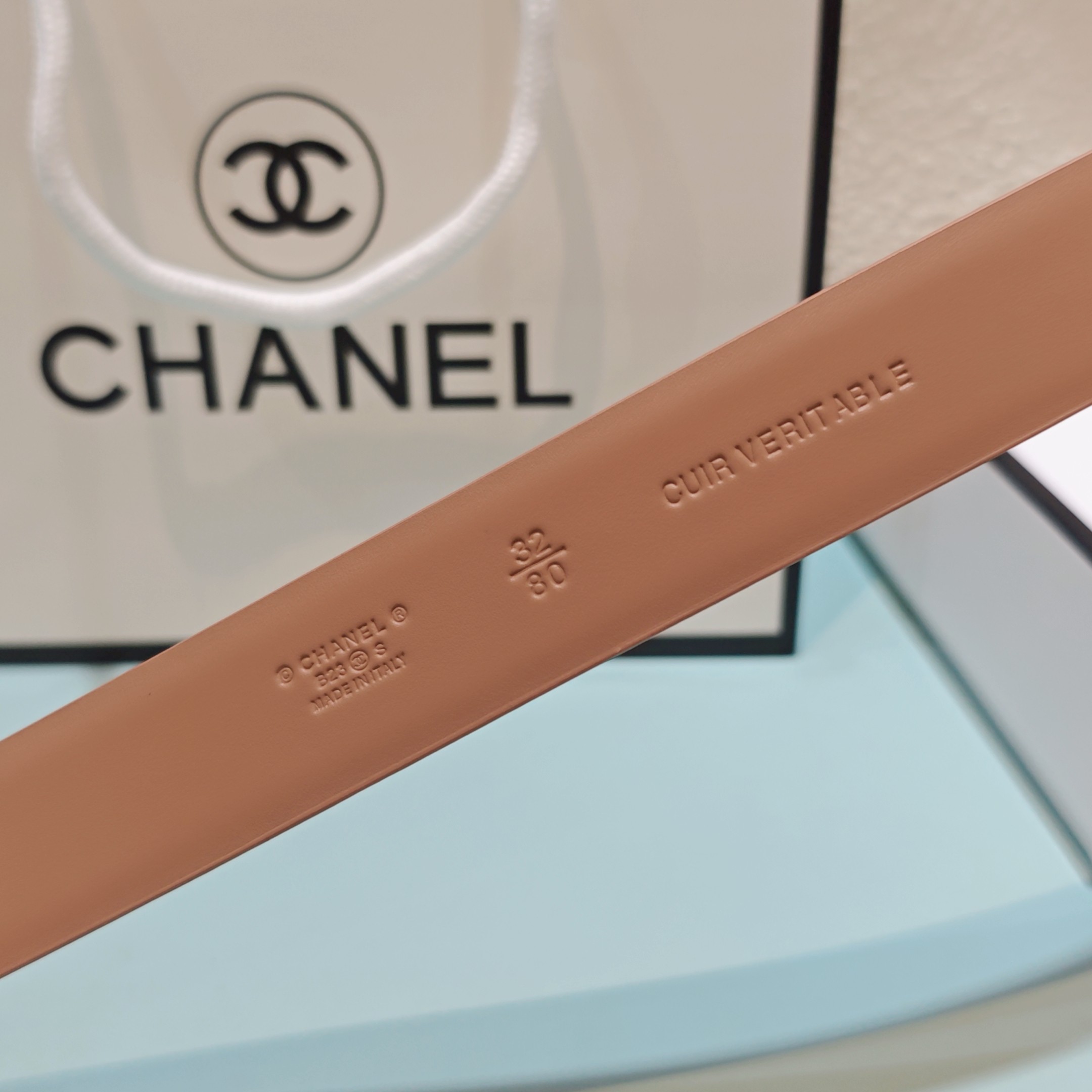 💥💥💥3.0cm香奈儿腰带，头层牛皮，长度：75.80.85.90.95.100.欧，铜五金扣原版开模定