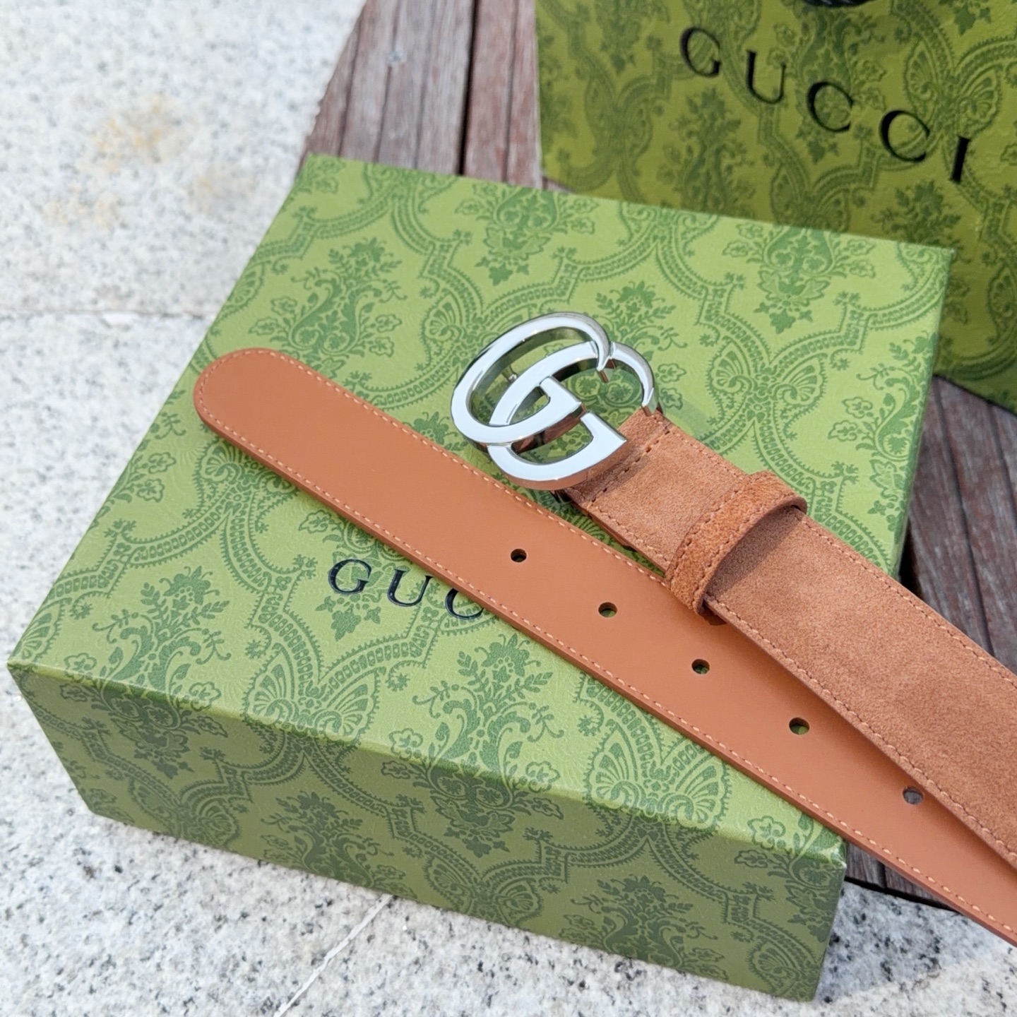 💥💥💥3.0cm 古驰 腰带，绒面，头层牛皮，长度：75.80.85.90.95.100.105欧，铜五