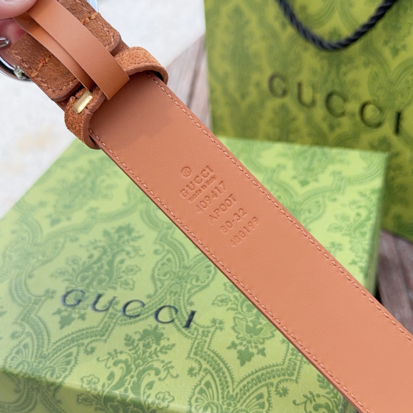 💥💥💥3.0cm 古驰 腰带，绒面，头层牛皮，长度：75.80.85.90.95.100.105欧，铜五