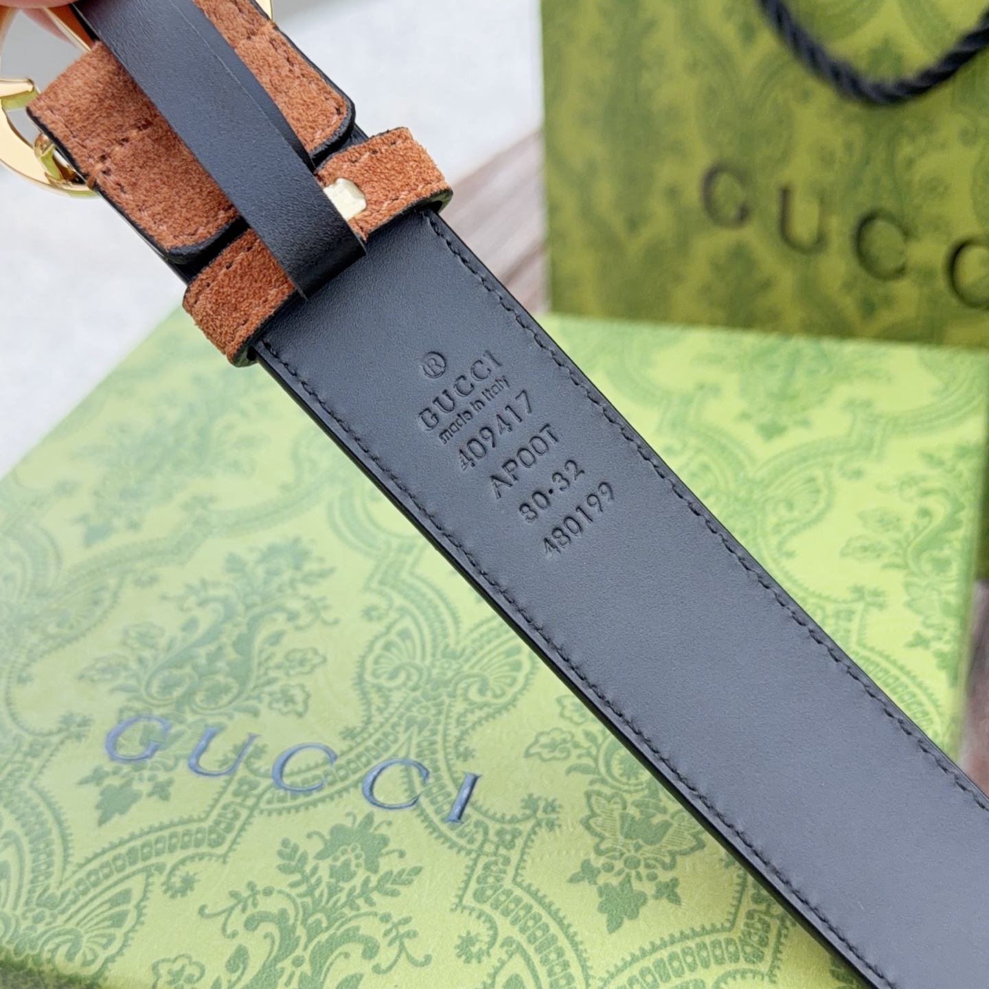 💥💥💥3.0cm 古驰 腰带，绒面，头层牛皮，长度：75.80.85.90.95.100.105欧，铜五