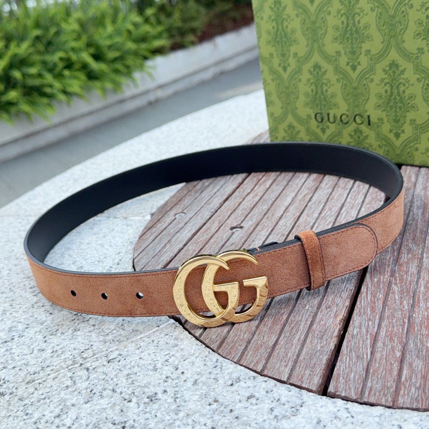 💥💥💥3.0cm 古驰 腰带，绒面，头层牛皮，长度：75.80.85.90.95.100.105欧，铜五