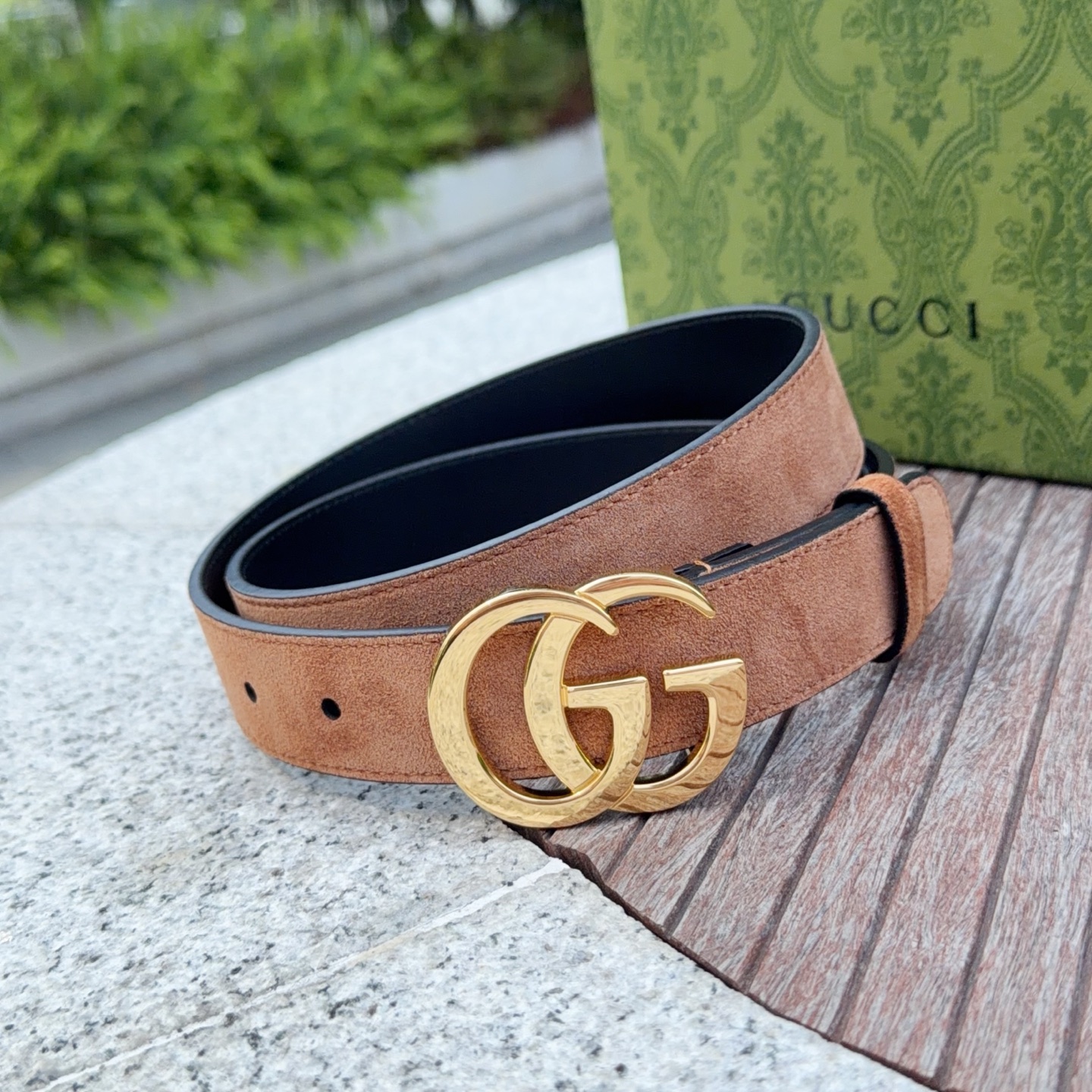 💥💥💥3.0cm 古驰 腰带，绒面，头层牛皮，长度：75.80.85.90.95.100.105欧，铜五