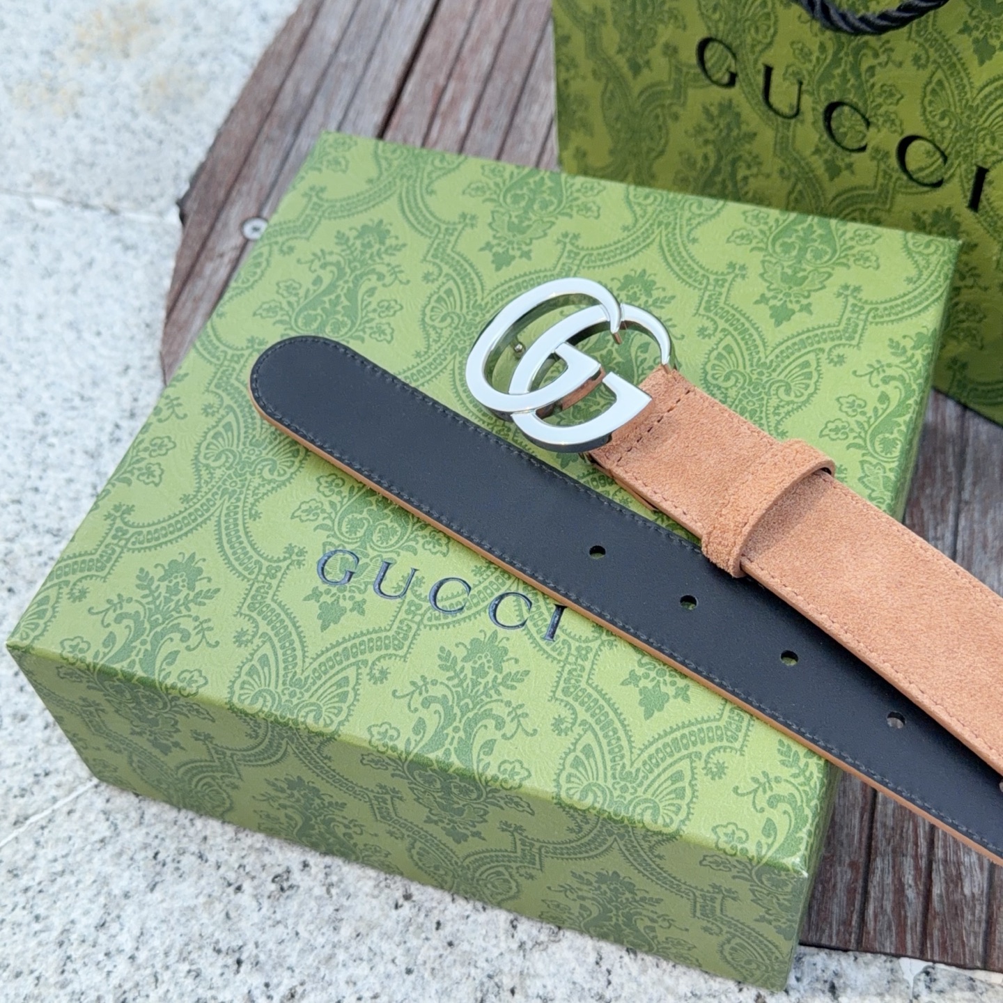 💥💥💥3.0cm 古驰 腰带，绒面，头层牛皮，长度：75.80.85.90.95.100.105欧，铜五