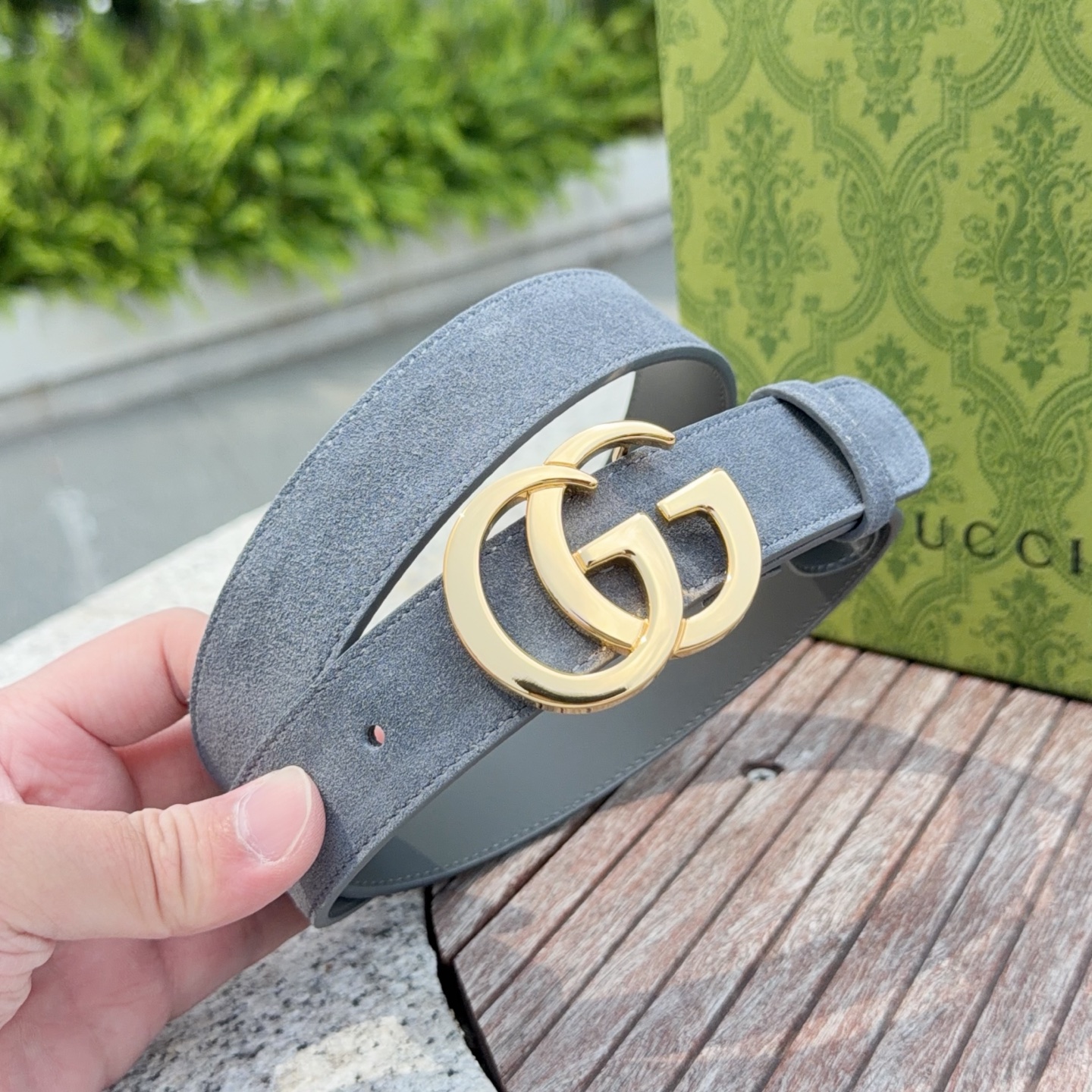 💥💥💥3.0cm 古驰 腰带，绒面，头层牛皮，长度：75.80.85.90.95.100.105欧，铜五