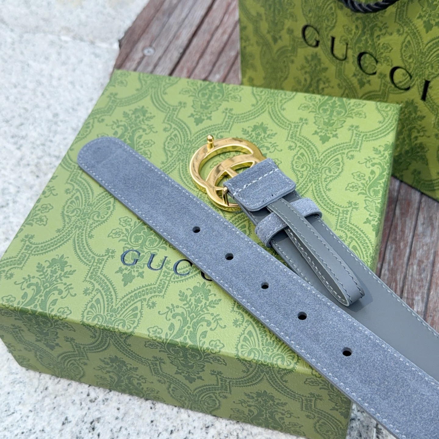 💥💥💥3.0cm 古驰 腰带，绒面，头层牛皮，长度：75.80.85.90.95.100.105欧，铜五