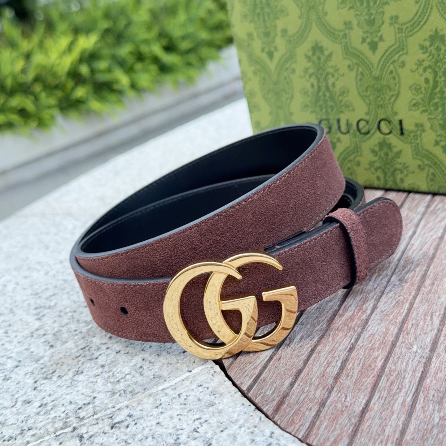 💥💥💥3.0cm 古驰 腰带，绒面，头层牛皮，长度：75.80.85.90.95.100.105欧，铜五