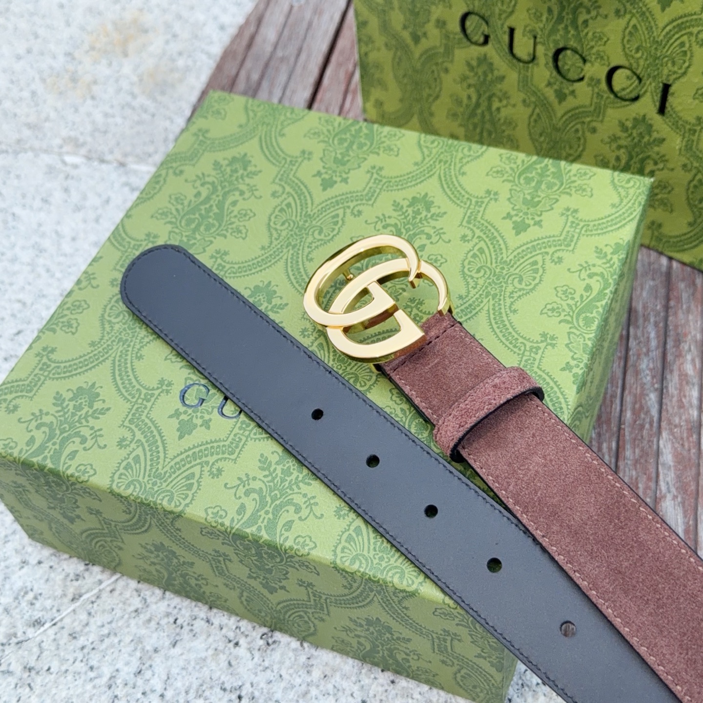 💥💥💥3.0cm 古驰 腰带，绒面，头层牛皮，长度：75.80.85.90.95.100.105欧，铜五