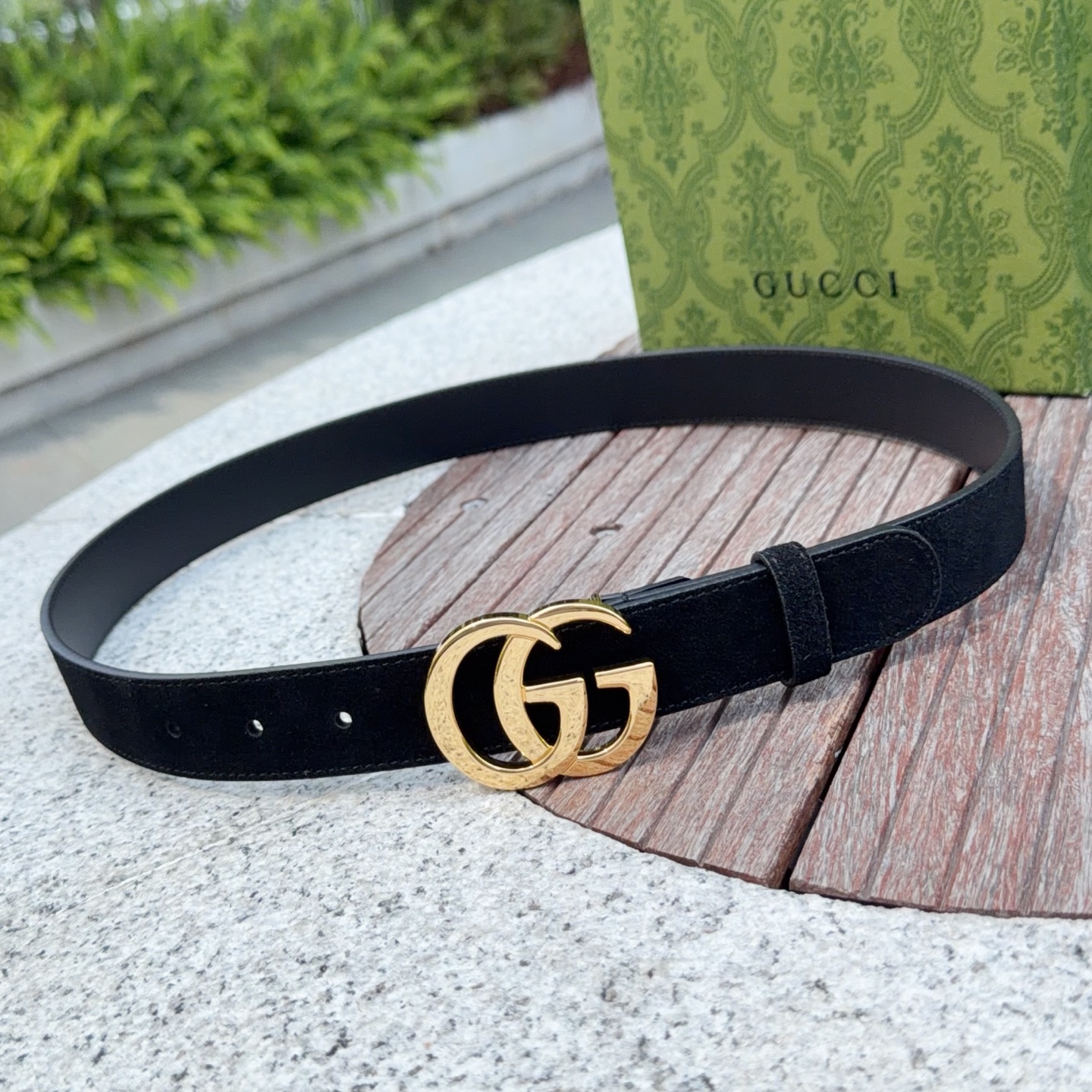 💥💥💥3.0cm 古驰 腰带，绒面，头层牛皮，长度：75.80.85.90.95.100.105欧，铜五