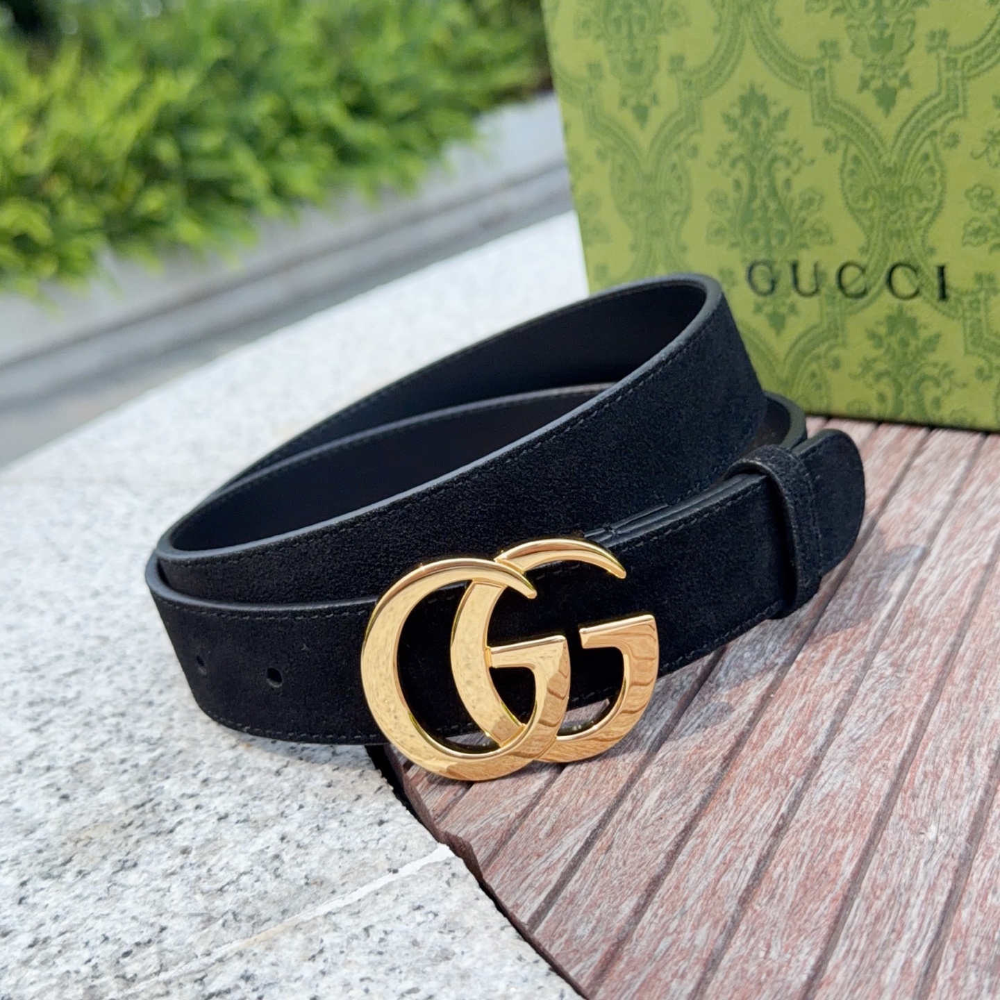 💥💥💥3.0cm 古驰 腰带，绒面，头层牛皮，长度：75.80.85.90.95.100.105欧，铜五