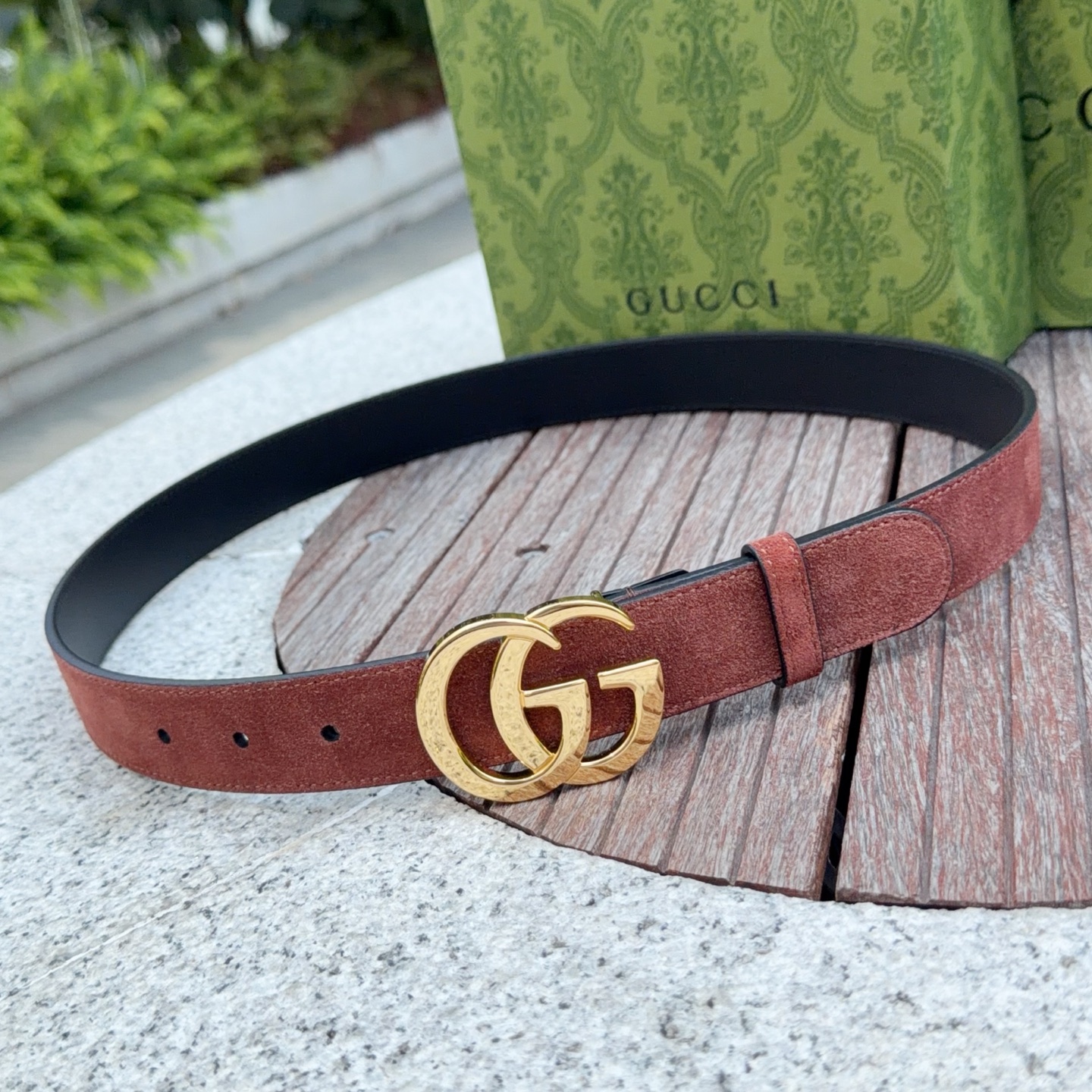 💥💥💥3.0cm 古驰 腰带，绒面，头层牛皮，长度：75.80.85.90.95.100.105欧，铜五