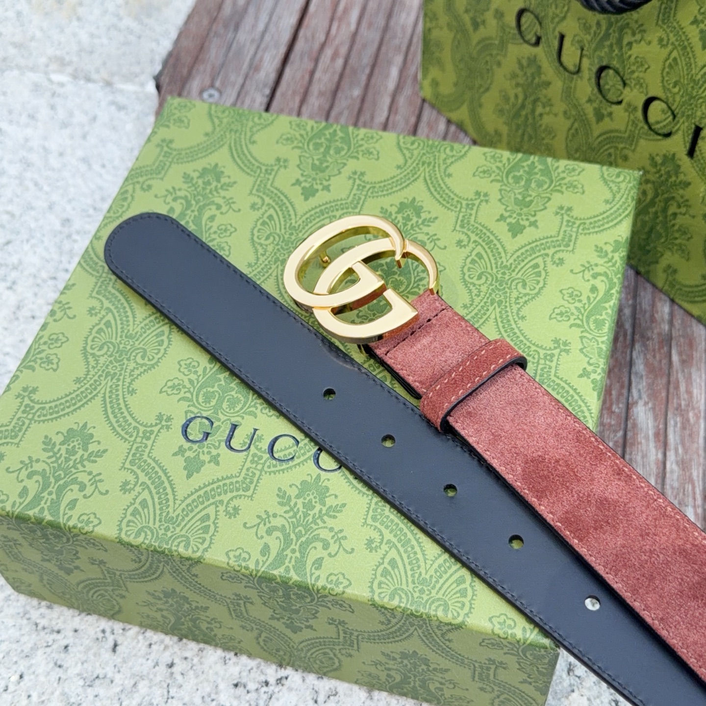 💥💥💥3.0cm 古驰 腰带，绒面，头层牛皮，长度：75.80.85.90.95.100.105欧，铜五