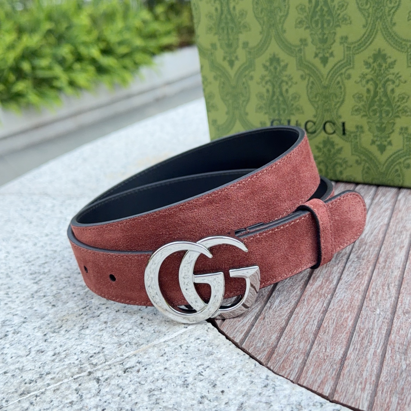 💥💥💥3.0cm 古驰 腰带，绒面，头层牛皮，长度：75.80.85.90.95.100.105欧，铜五