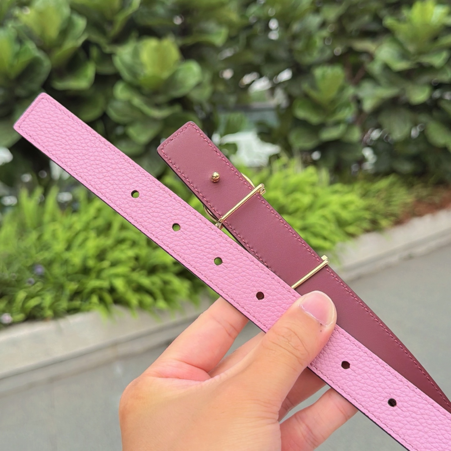 💥💥💥2.5cm爱马仕腰带，双面头层牛皮，长度：75.80.85.90.95.100.105.110欧，