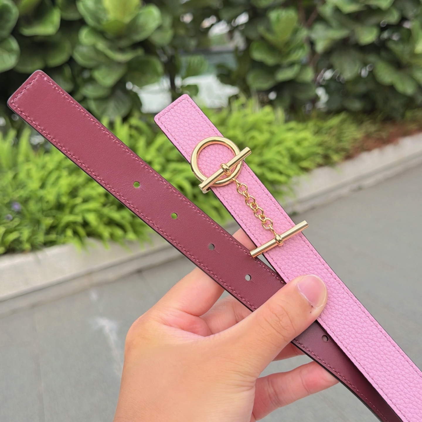 💥💥💥2.5cm爱马仕腰带，双面头层牛皮，长度：75.80.85.90.95.100.105.110欧，