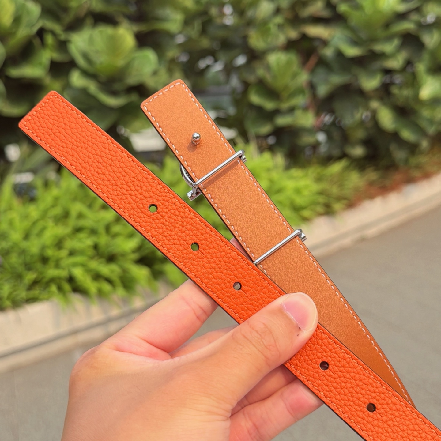 💥💥💥2.5cm爱马仕腰带，双面头层牛皮，长度：75.80.85.90.95.100.105.110欧，