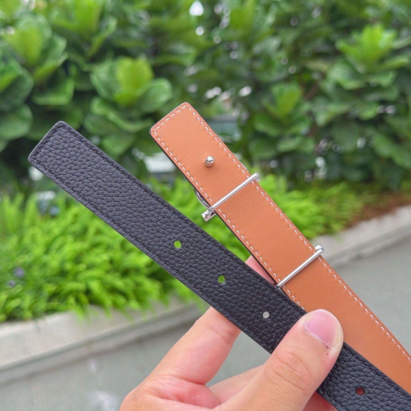 💥💥💥2.5cm爱马仕腰带，双面头层牛皮，长度：75.80.85.90.95.100.105.110欧，