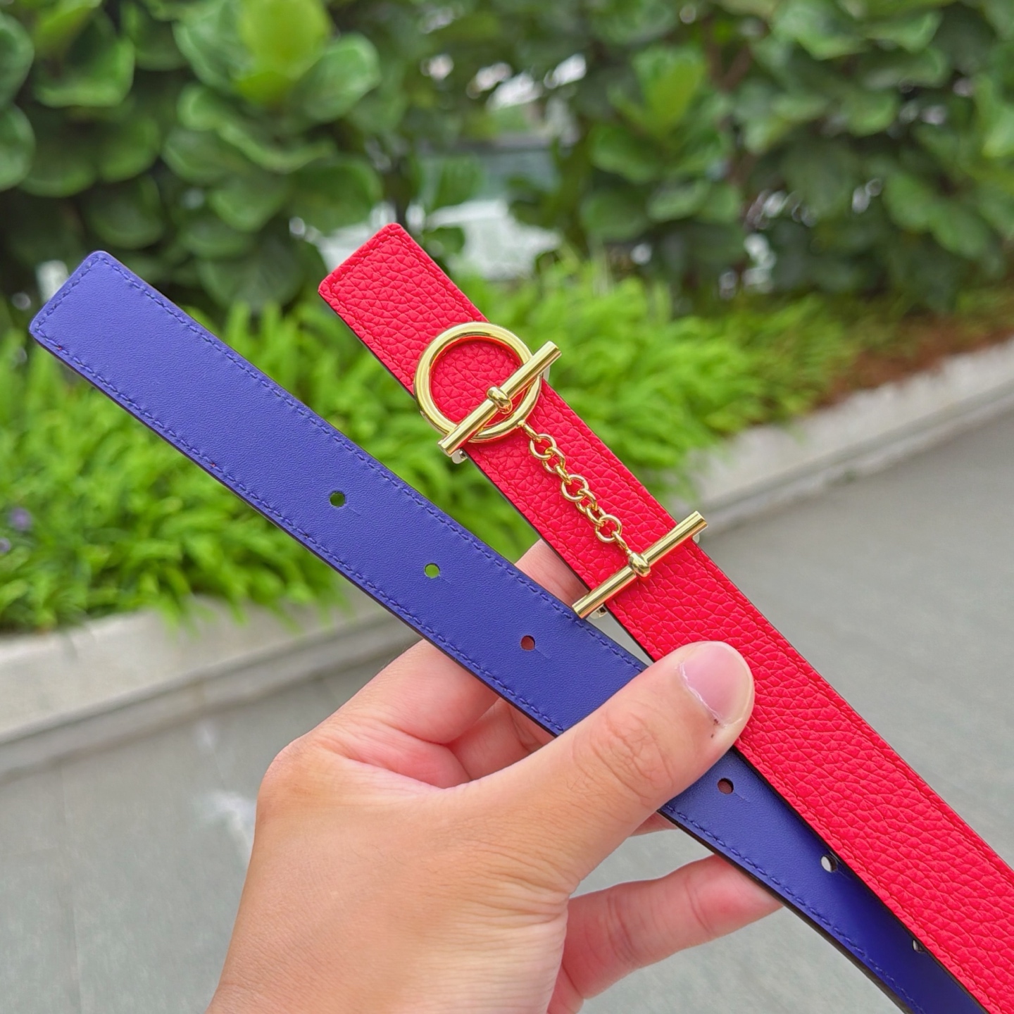 💥💥💥2.5cm爱马仕腰带，双面头层牛皮，长度：75.80.85.90.95.100.105.110欧，