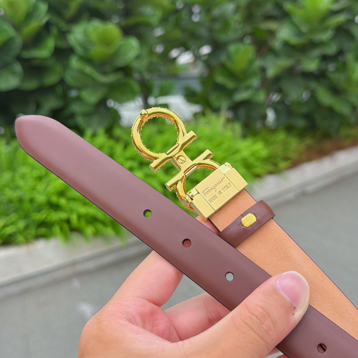 💥💥💥2.5cm菲拉格慕腰带，头层进口牛皮，长度：75.80.85.90.95.100.105欧，铜五金