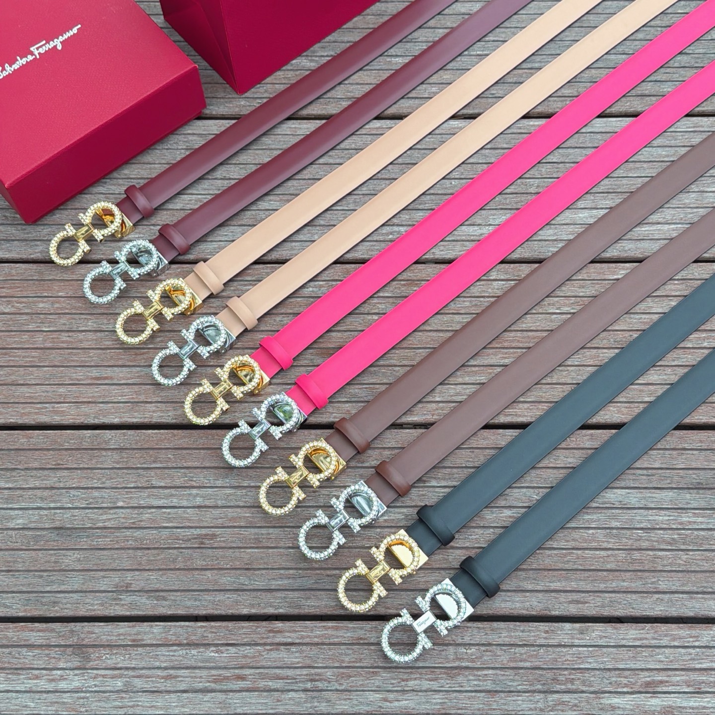 💥💥💥2.5cm菲拉格慕腰带，头层进口牛皮，长度：75.80.85.90.95.100.105欧，铜五金