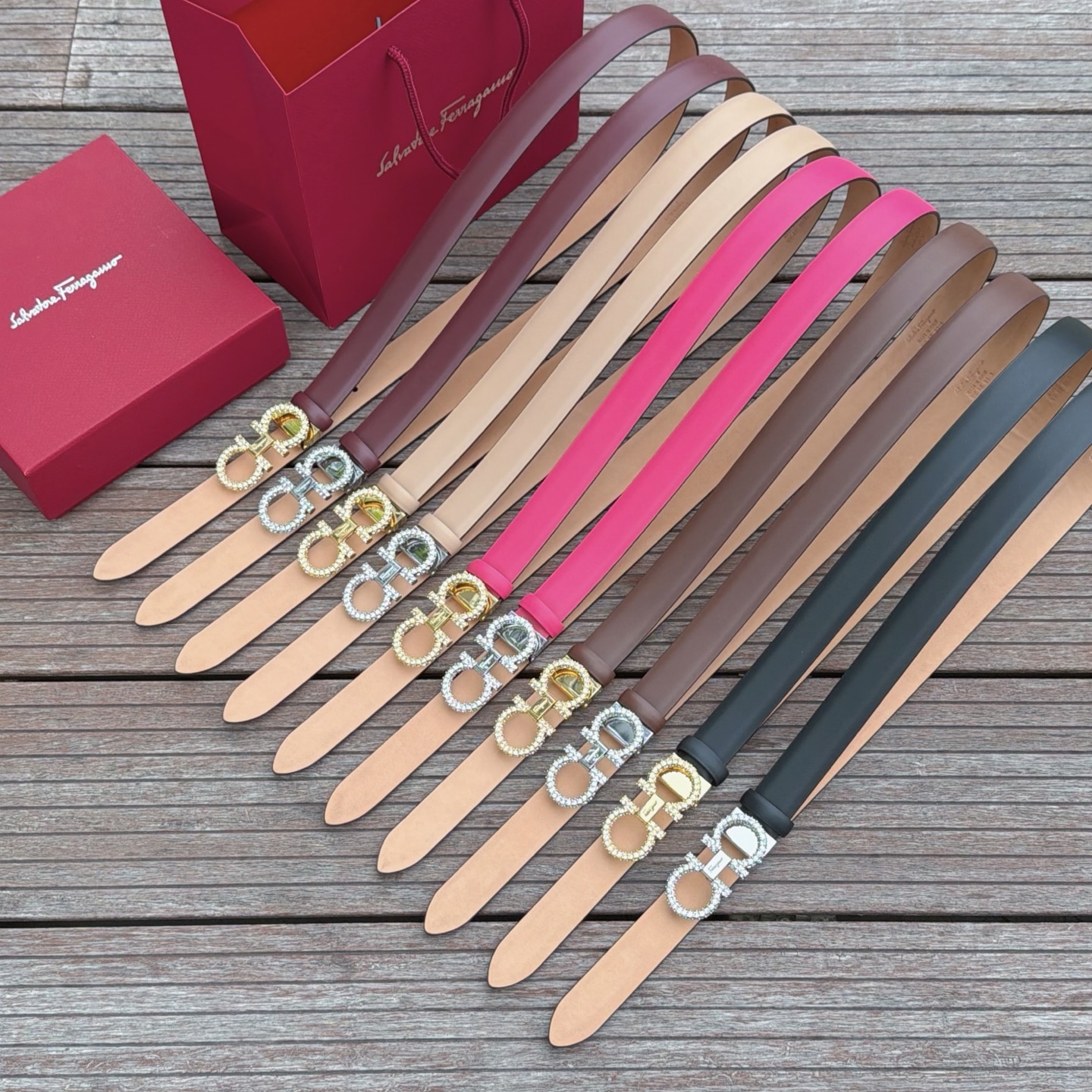 💥💥💥2.5cm菲拉格慕腰带，头层进口牛皮，长度：75.80.85.90.95.100.105欧，铜五金