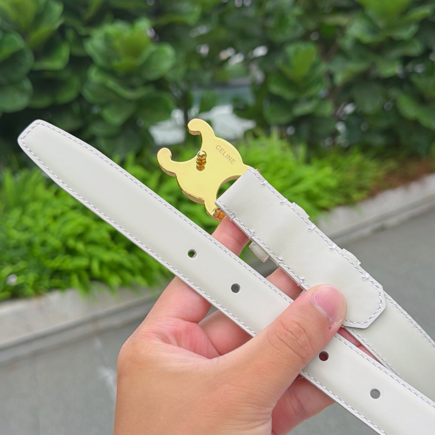 💥💥💥2.5cm赛琳腰带，头层牛皮，长度：75.80.85.90.95.100.105欧，铜五金扣原版开