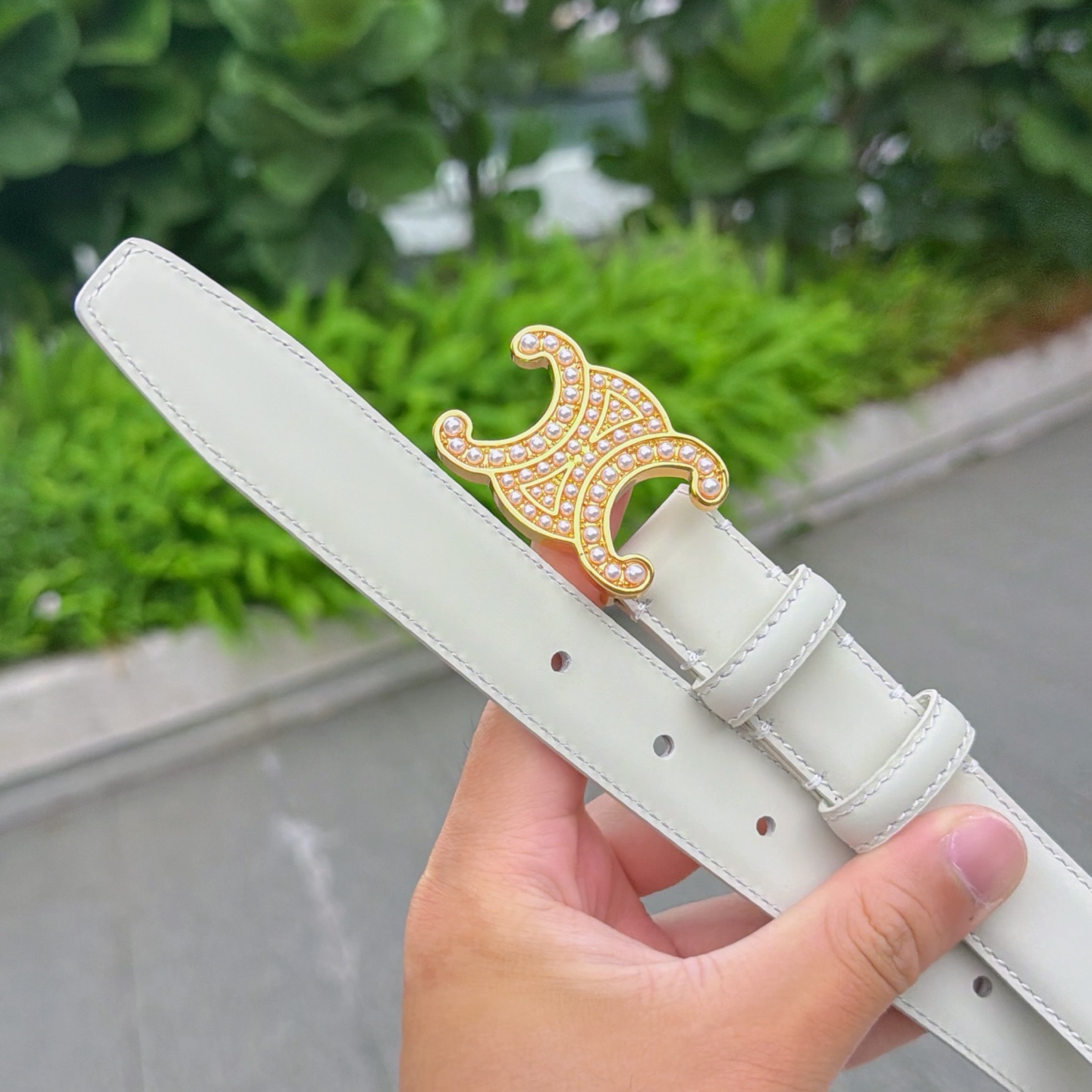 💥💥💥2.5cm赛琳腰带，头层牛皮，长度：75.80.85.90.95.100.105欧，铜五金扣原版开