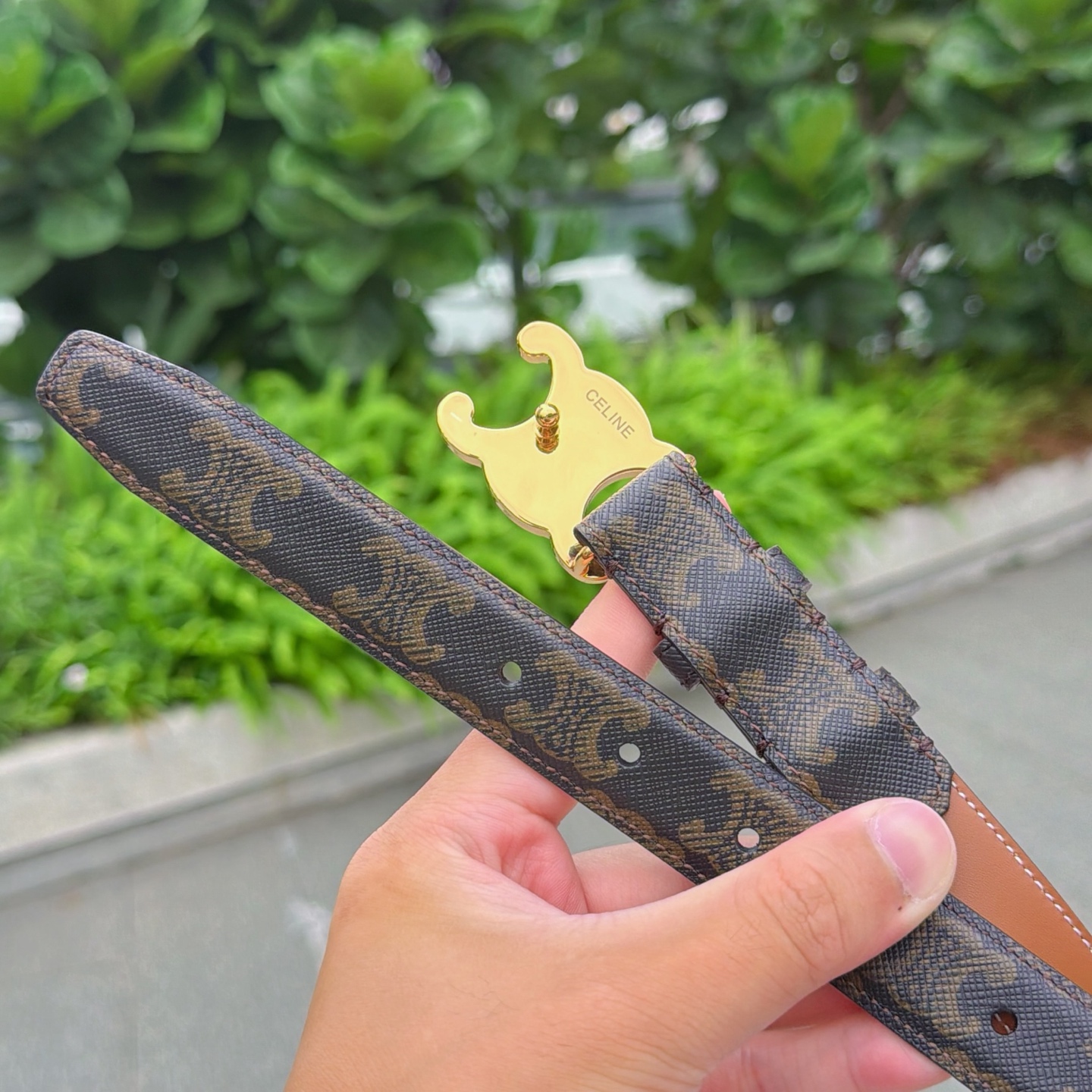 💥💥💥2.5cm赛琳腰带，头层牛皮，长度：75.80.85.90.95.100.105欧，铜五金扣原版开