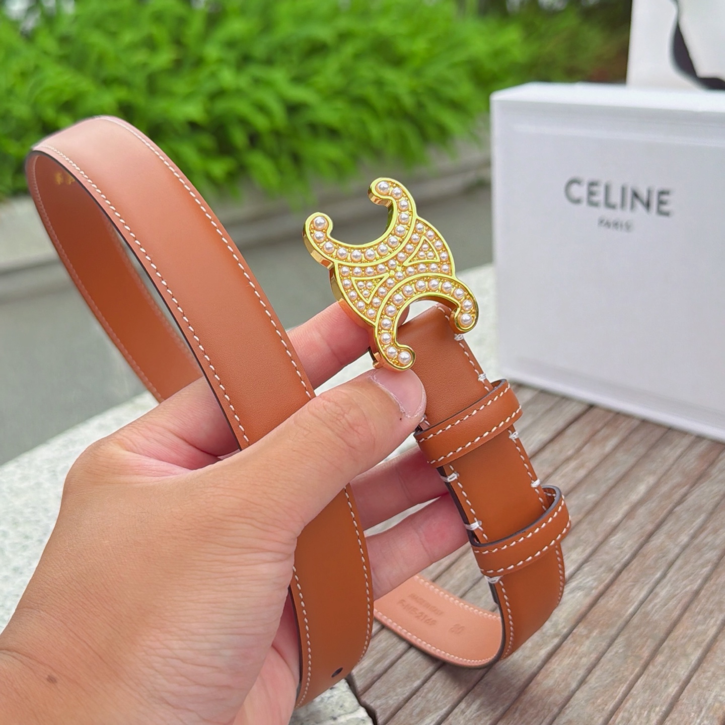 💥💥💥2.5cm赛琳腰带，头层牛皮，长度：75.80.85.90.95.100.105欧，铜五金扣原版开