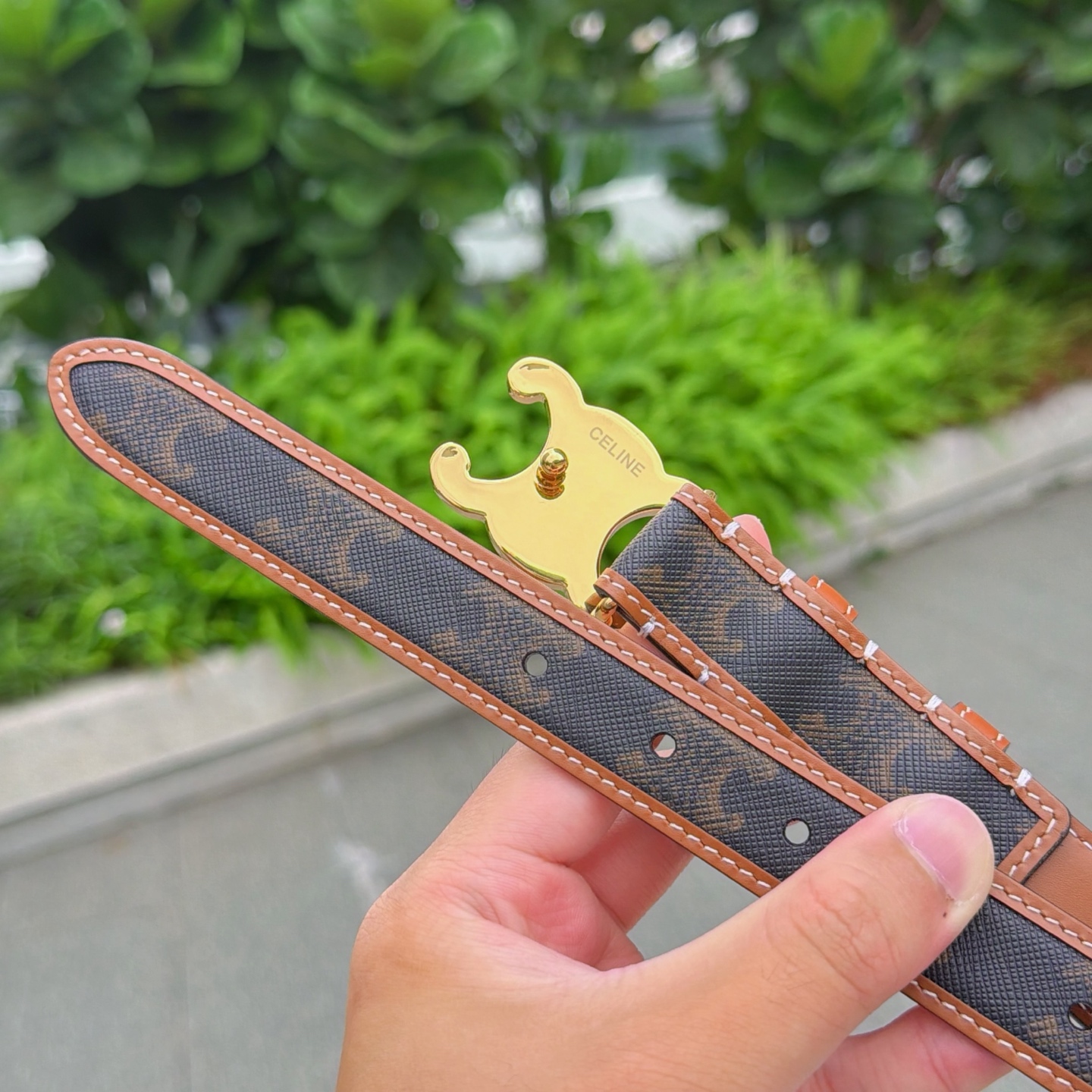 💥💥💥2.5cm赛琳腰带，头层牛皮，长度：75.80.85.90.95.100.105欧，铜五金扣原版开