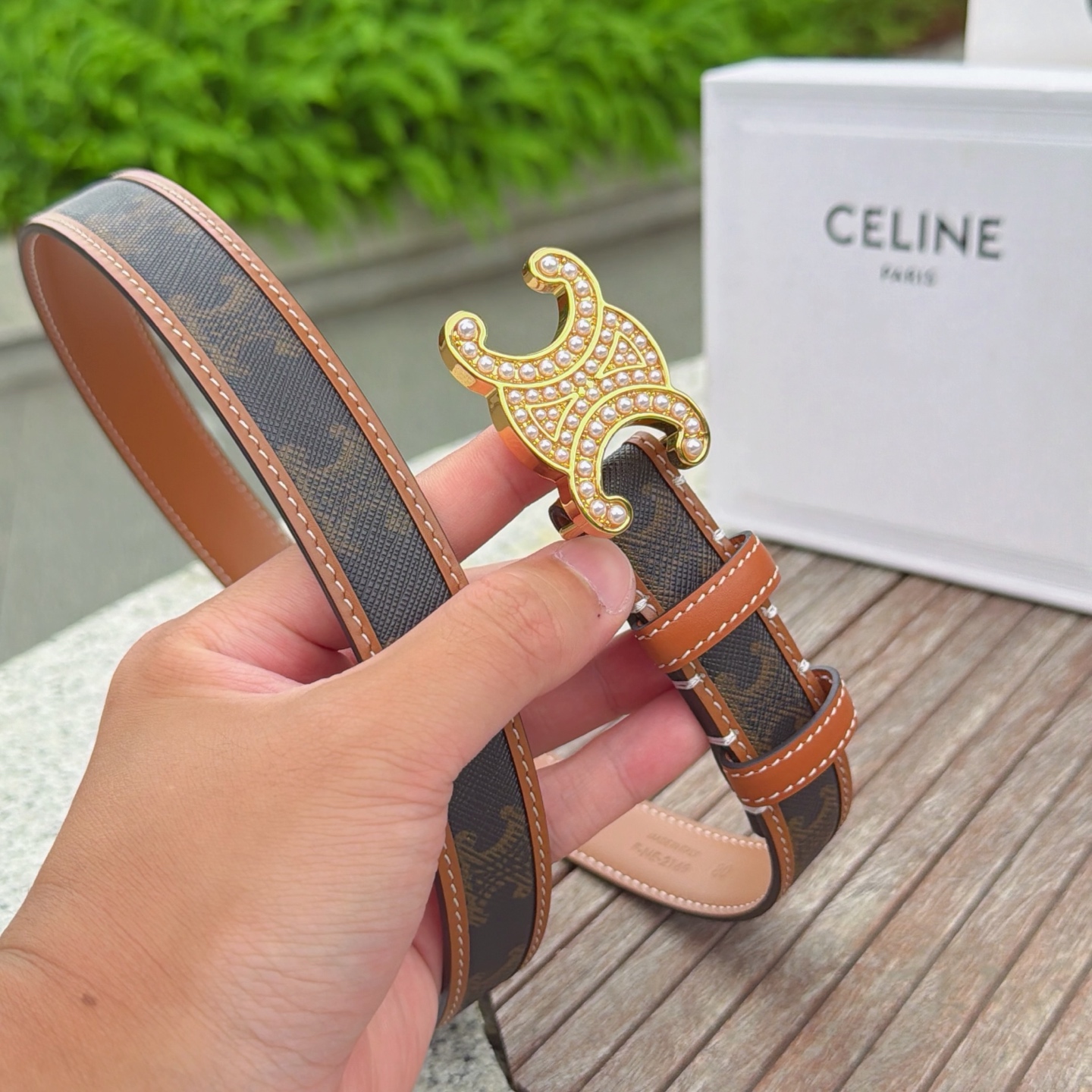 💥💥💥2.5cm赛琳腰带，头层牛皮，长度：75.80.85.90.95.100.105欧，铜五金扣原版开