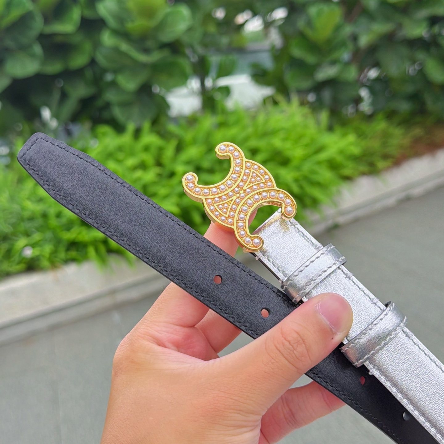 💥💥💥2.5cm赛琳腰带，头层牛皮，长度：75.80.85.90.95.100.105欧，铜五金扣原版开