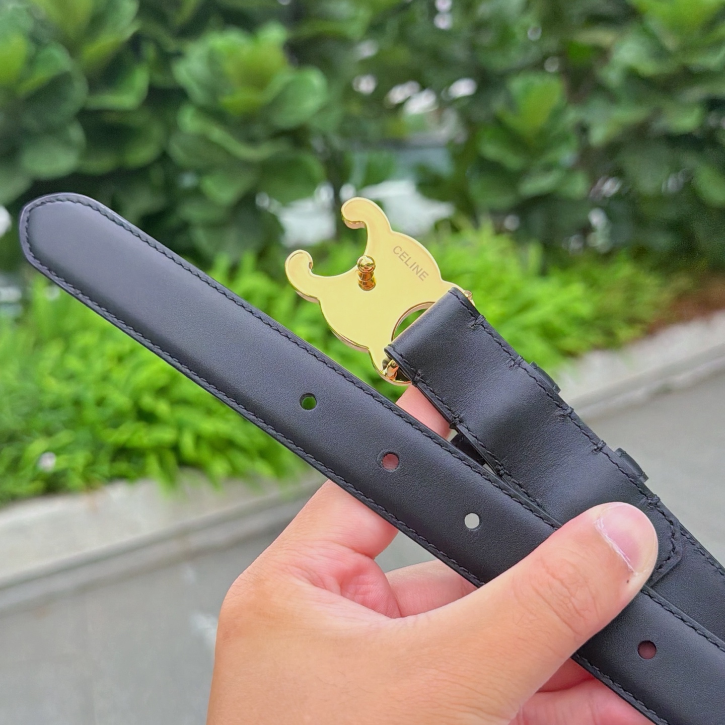 💥💥💥2.5cm赛琳腰带，头层牛皮，长度：75.80.85.90.95.100.105欧，铜五金扣原版开