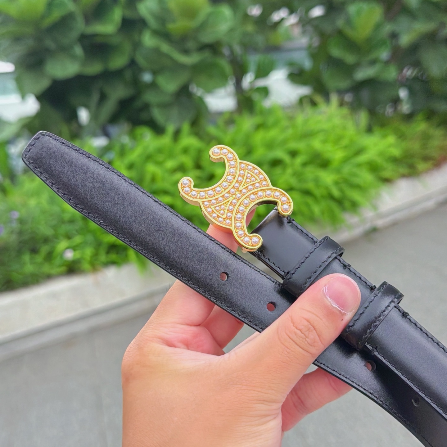 💥💥💥2.5cm赛琳腰带，头层牛皮，长度：75.80.85.90.95.100.105欧，铜五金扣原版开