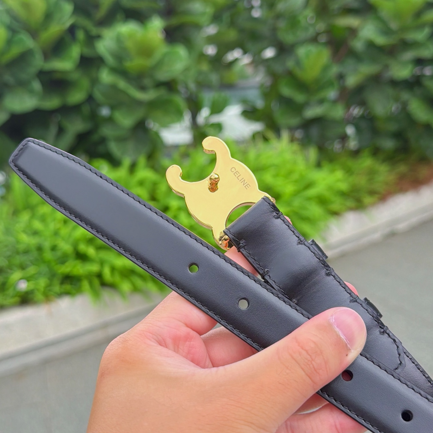 💥💥💥2.5cm赛琳腰带，头层牛皮，长度：75.80.85.90.95.100.105欧，铜五金扣原版开