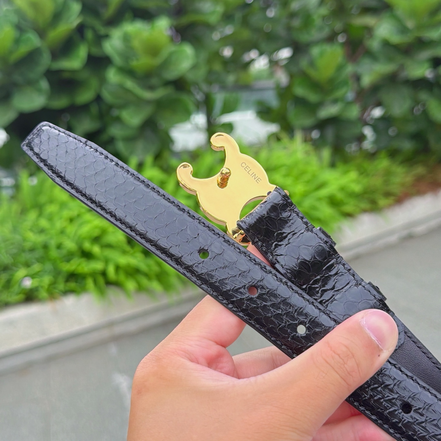 💥💥💥2.5cm赛琳腰带，头层牛皮，长度：75.80.85.90.95.100.105欧，铜五金扣原版开