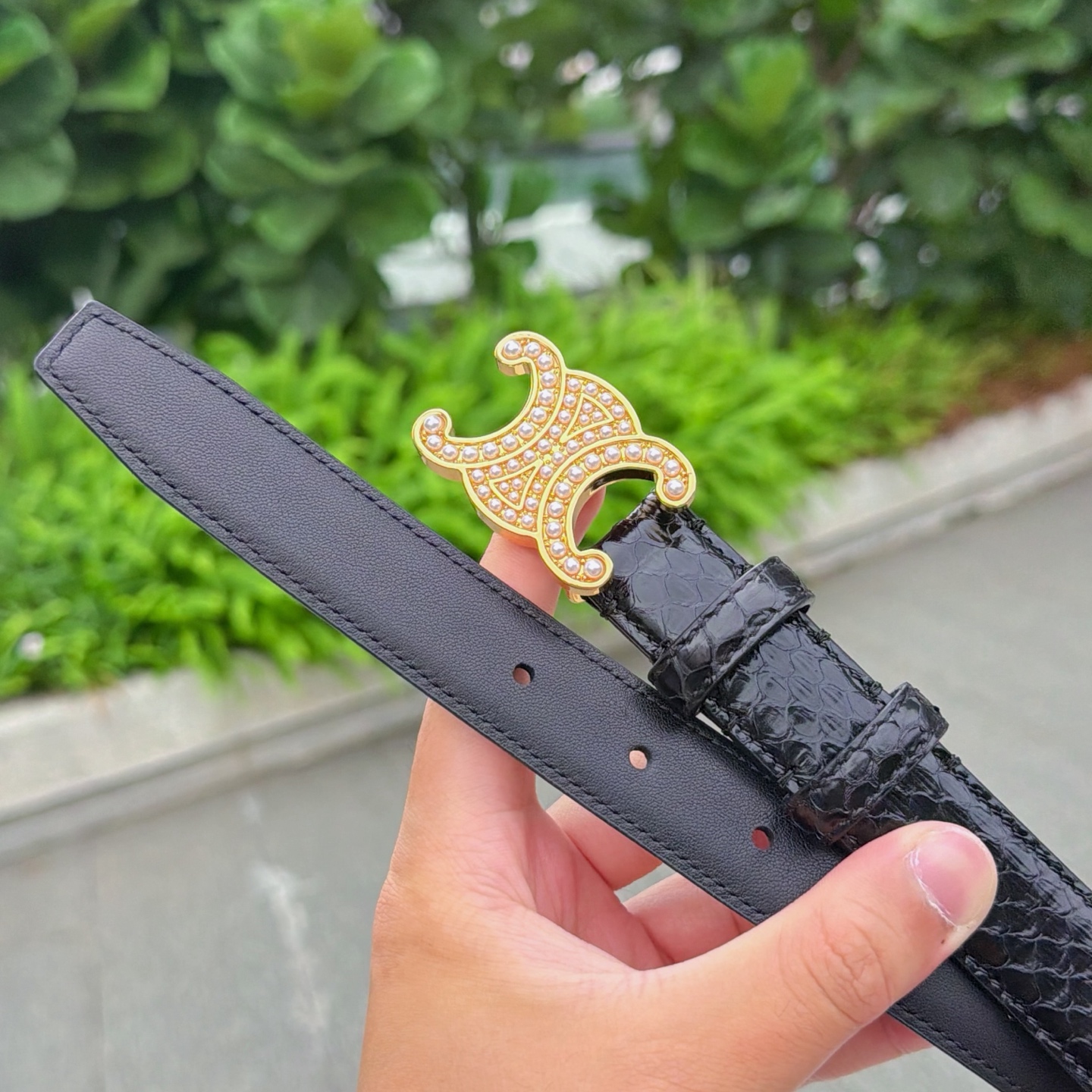 💥💥💥2.5cm赛琳腰带，头层牛皮，长度：75.80.85.90.95.100.105欧，铜五金扣原版开