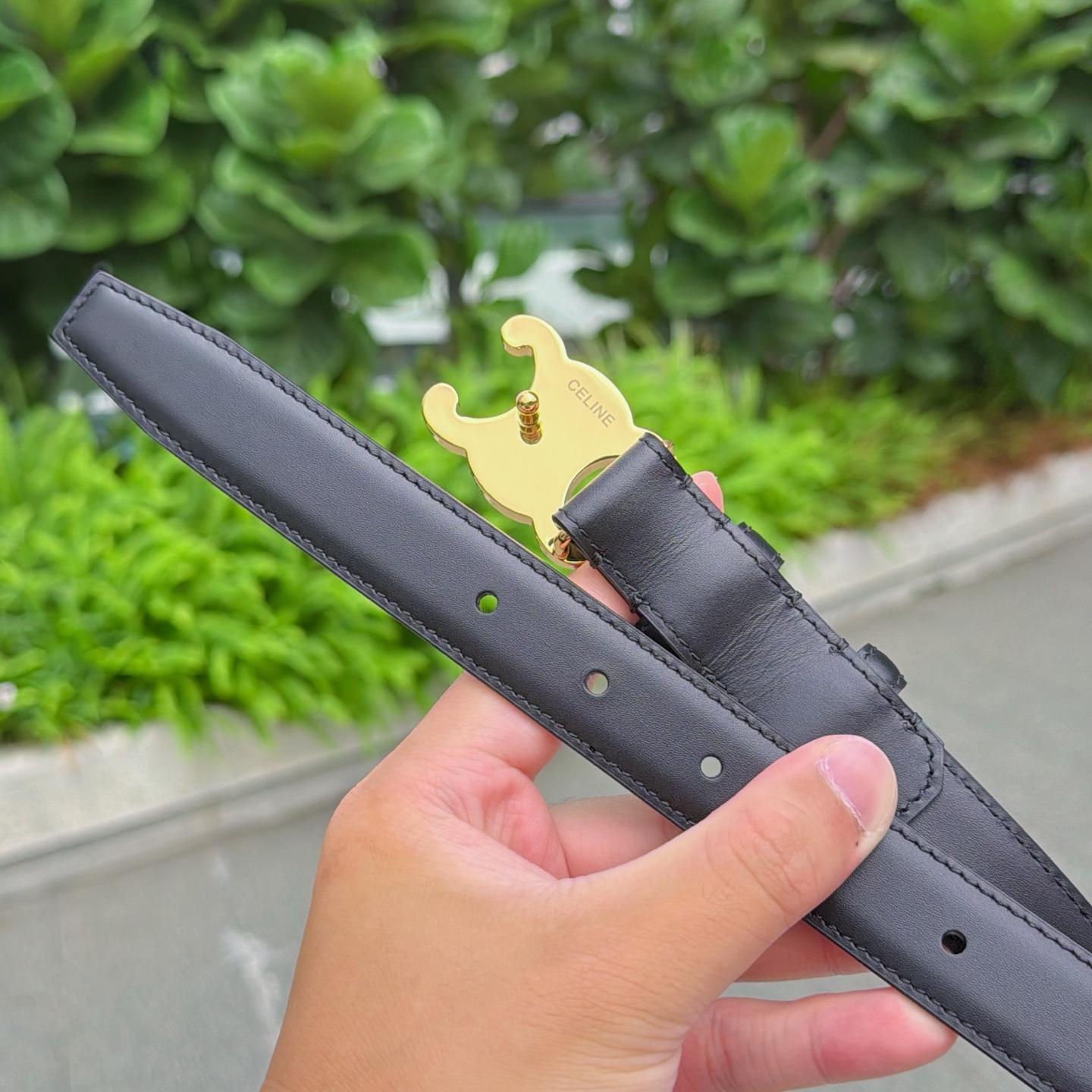 💥💥💥2.5cm赛琳腰带，头层牛皮，长度：75.80.85.90.95.100.105欧，铜五金扣原版开