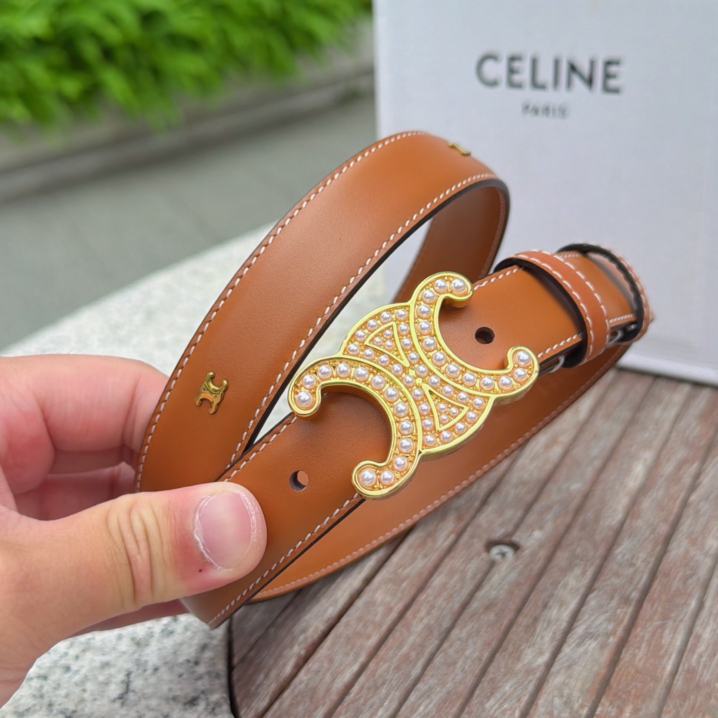 💥💥💥2.5cm赛琳腰带，头层牛皮，长度：75.80.85.90.95.100.105欧，铜五金扣原版开